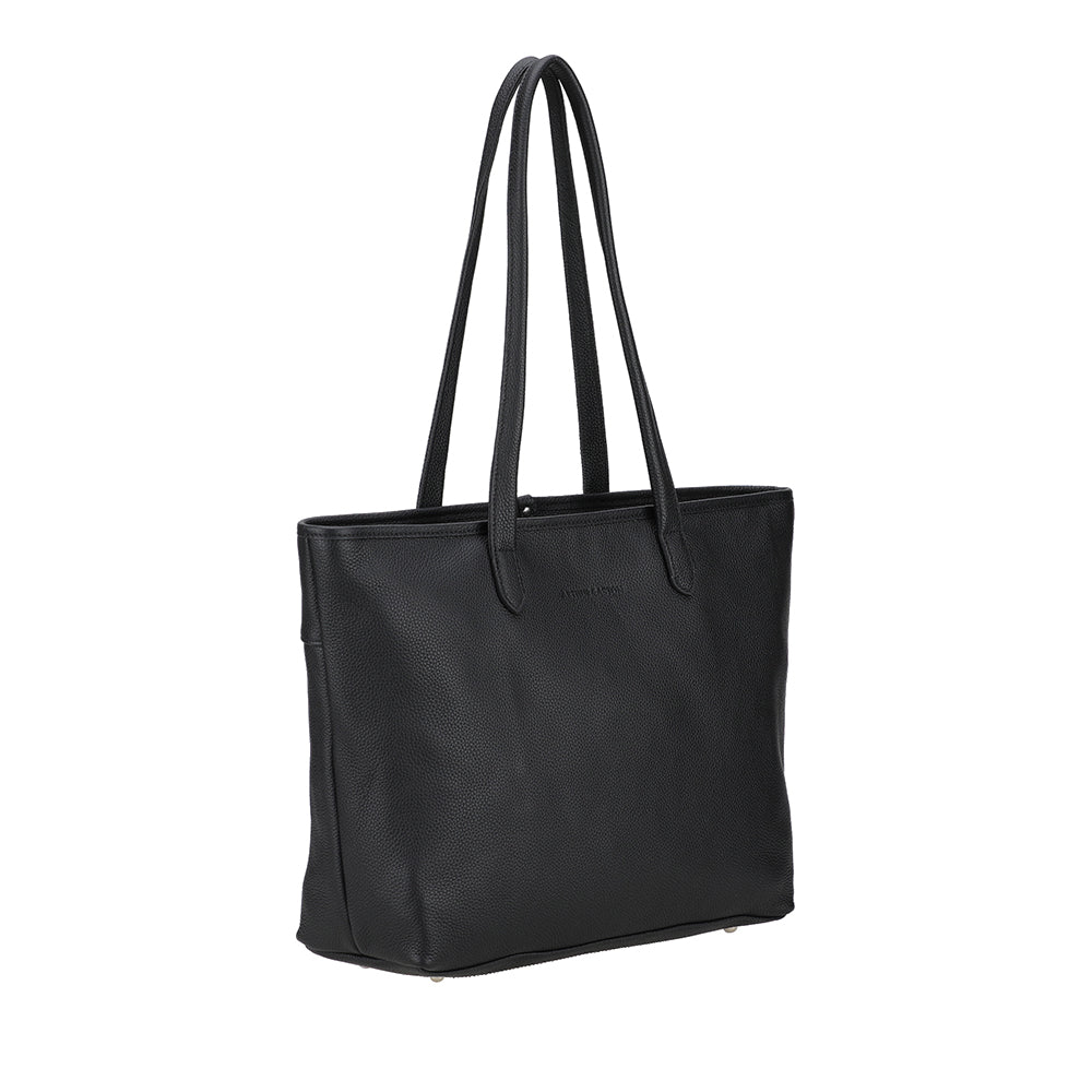 arthur-et-aston-rosalia-grand-sac-shopping-noir-cuir image 6