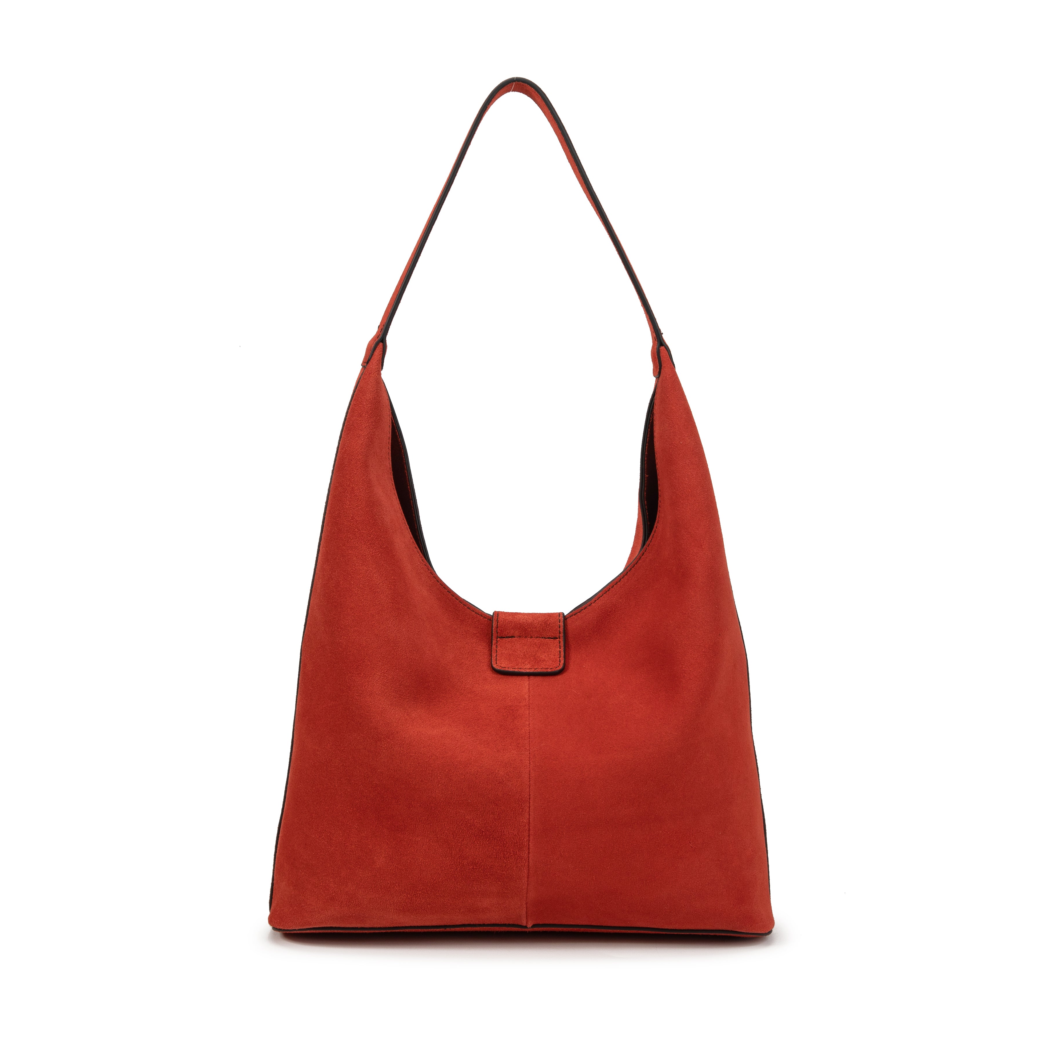 kate-lee-sac-cabas-m-lune-cuir-velours-rouge image 4