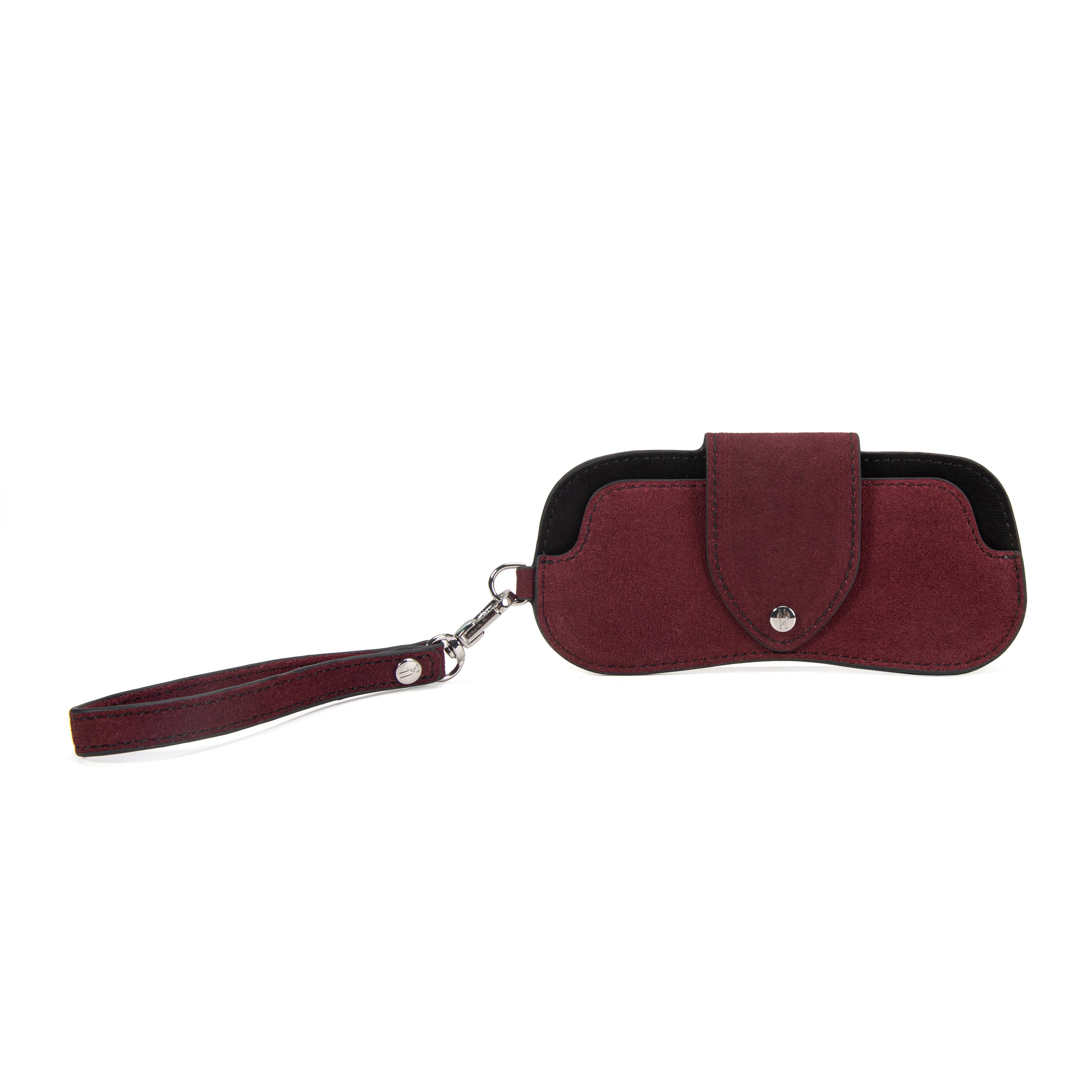 kate-lee-ecrin-tui-lunettes-cuir-bordeaux-velours image 1