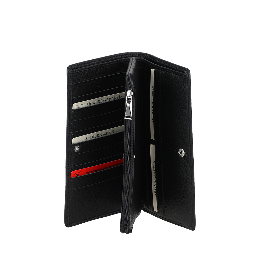 arthur-et-aston-ange-portefeuille-cuir-noir-grand-mod-le-rfid image 2