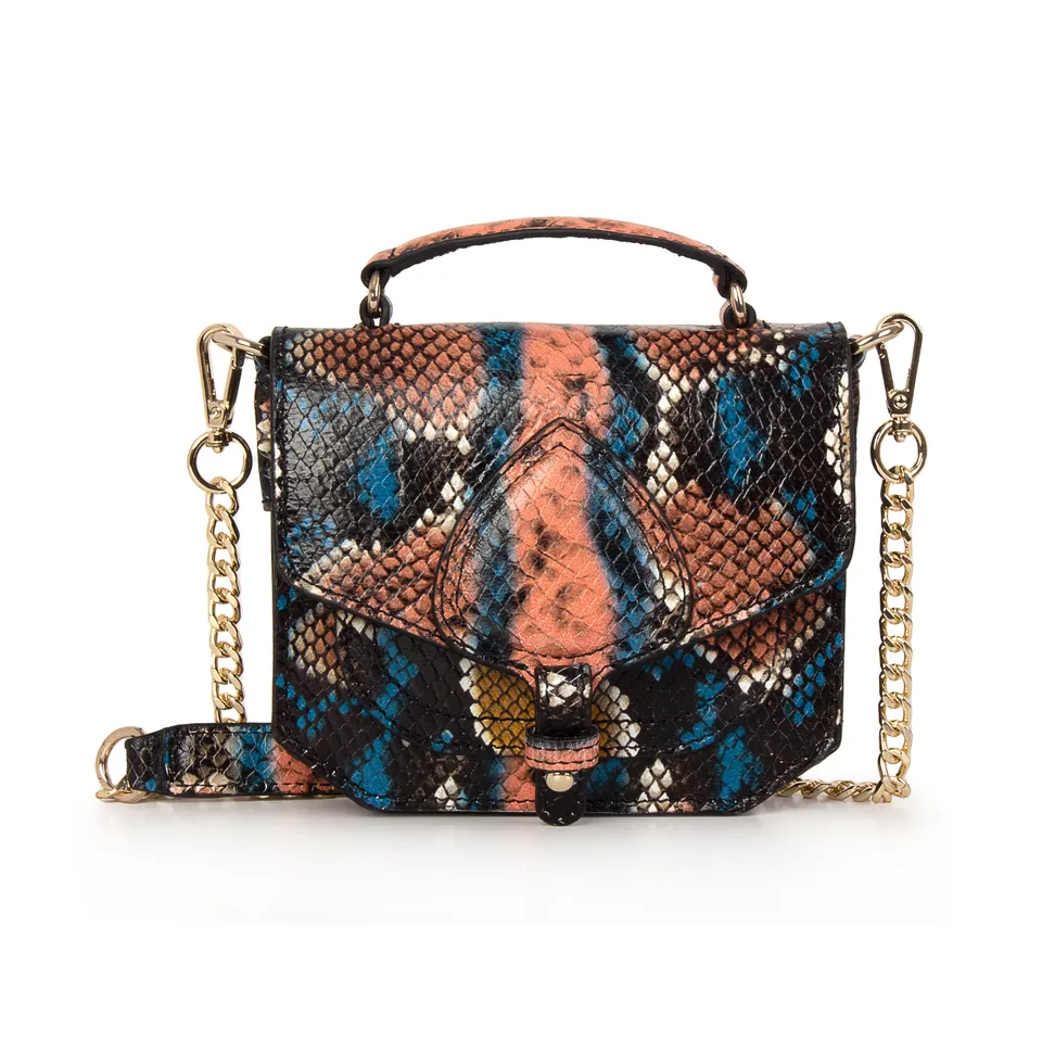 kate-lee-mini-tiny-emelyne-mini-sac-cuir-bleu-beige-serpent image 1