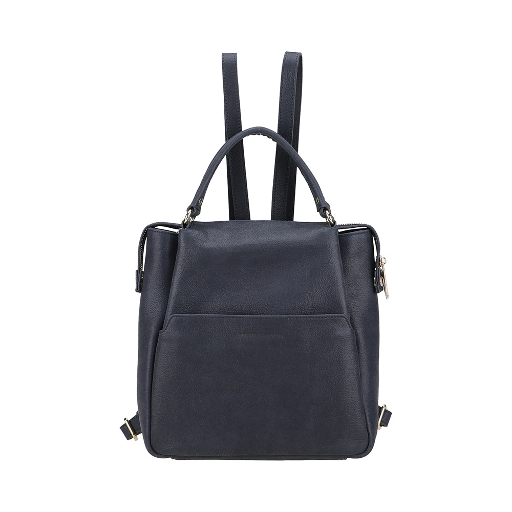 arthur-et-aston-elsa-sac-dos-cuir-marine-26-cm image 1