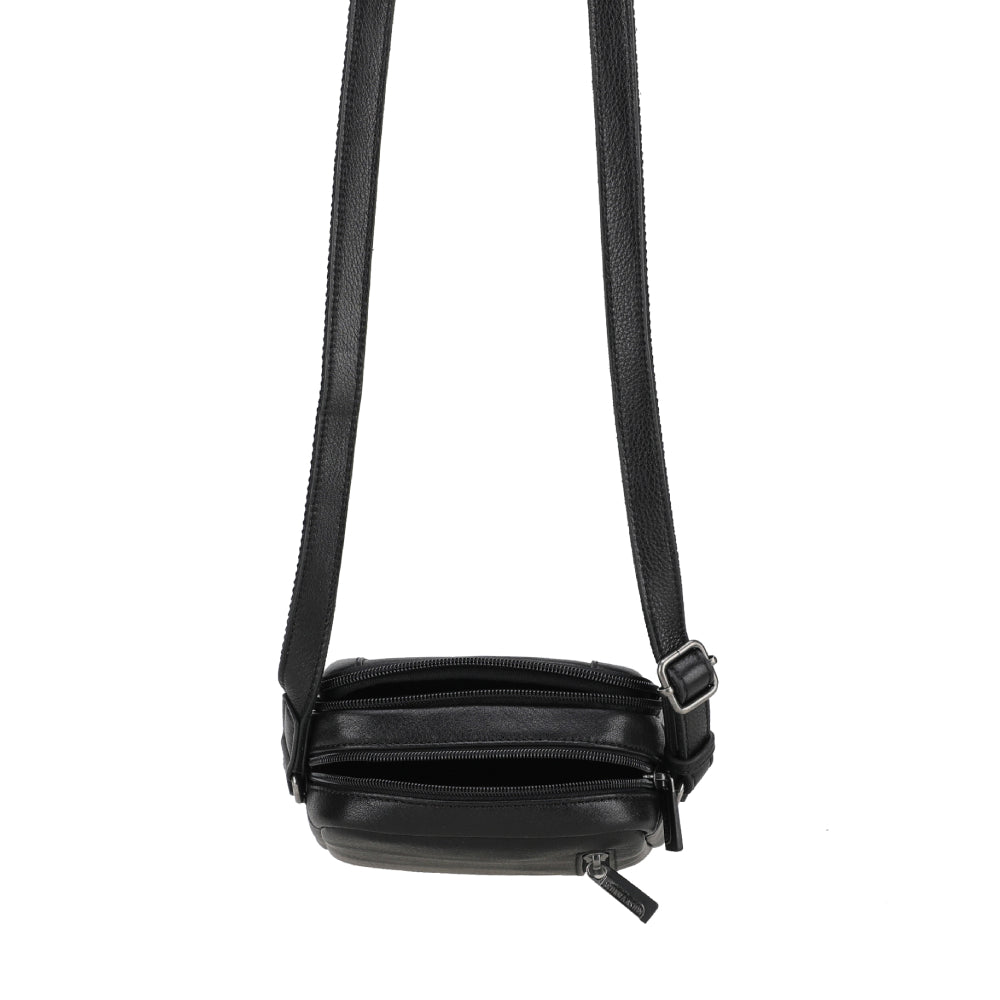 arthur-et-aston-l-on-sac-travers-cuir-noir-vachette image 4