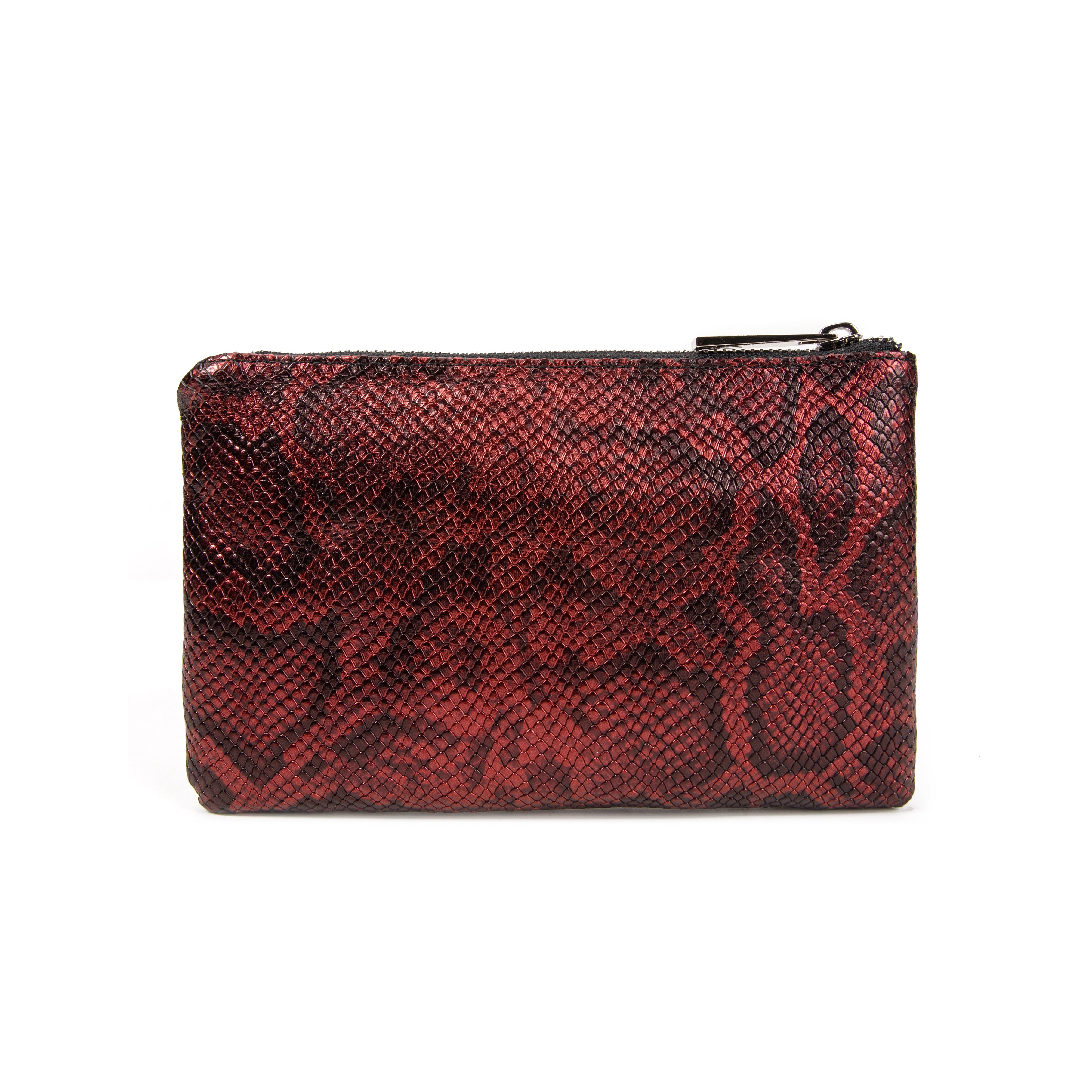 kate-lee-pochette-l-zipp-e-serpent-rouge-vachette image 2