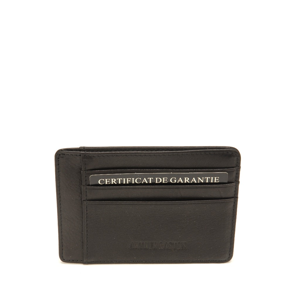arthur-et-aston-pablo-porte-cartes-cuir-noir-mini image 2
