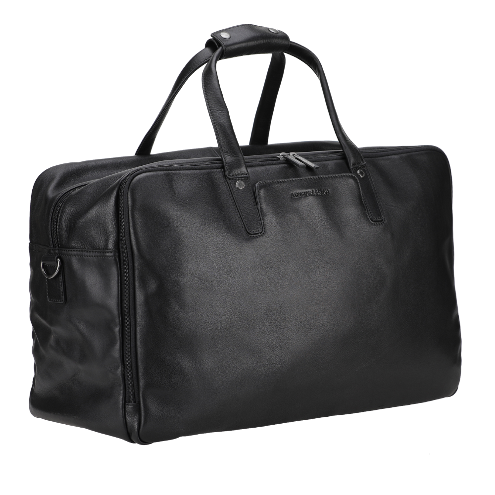 arthur-et-aston-l-on-sac-de-voyage-cuir-noir-cabine-week-end image 2