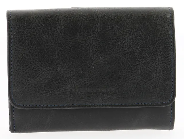 arthur-et-aston-rose-portefeuille-cuir-bleu image 1