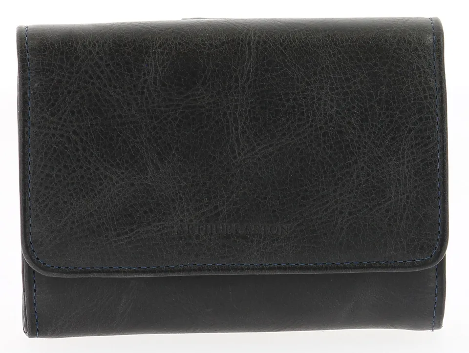 arthur-et-aston-rose-portefeuille-cuir-bleu image 1