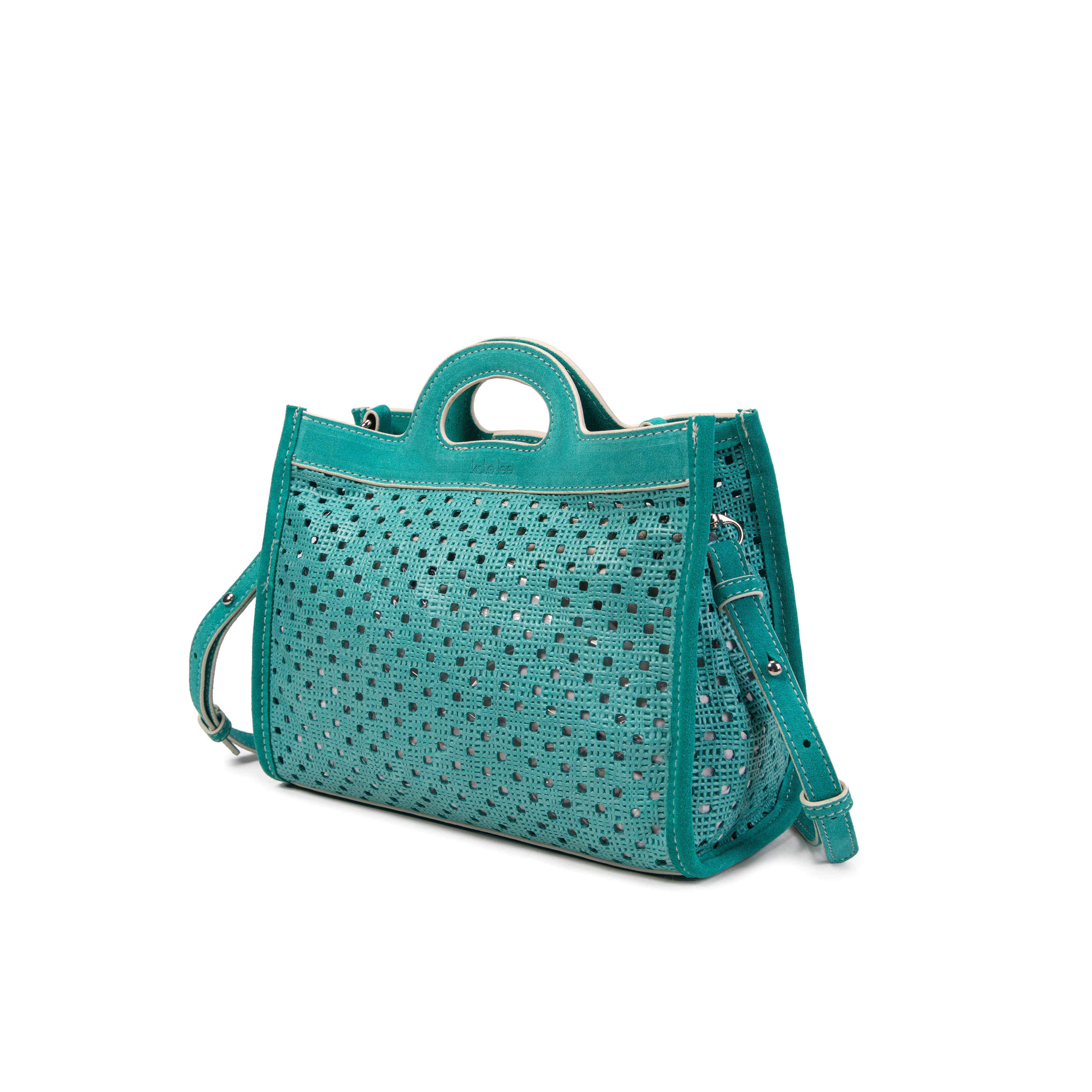 kate-lee-m-gae-sac-cabas-turquoise-vachette-perfor-e image 2