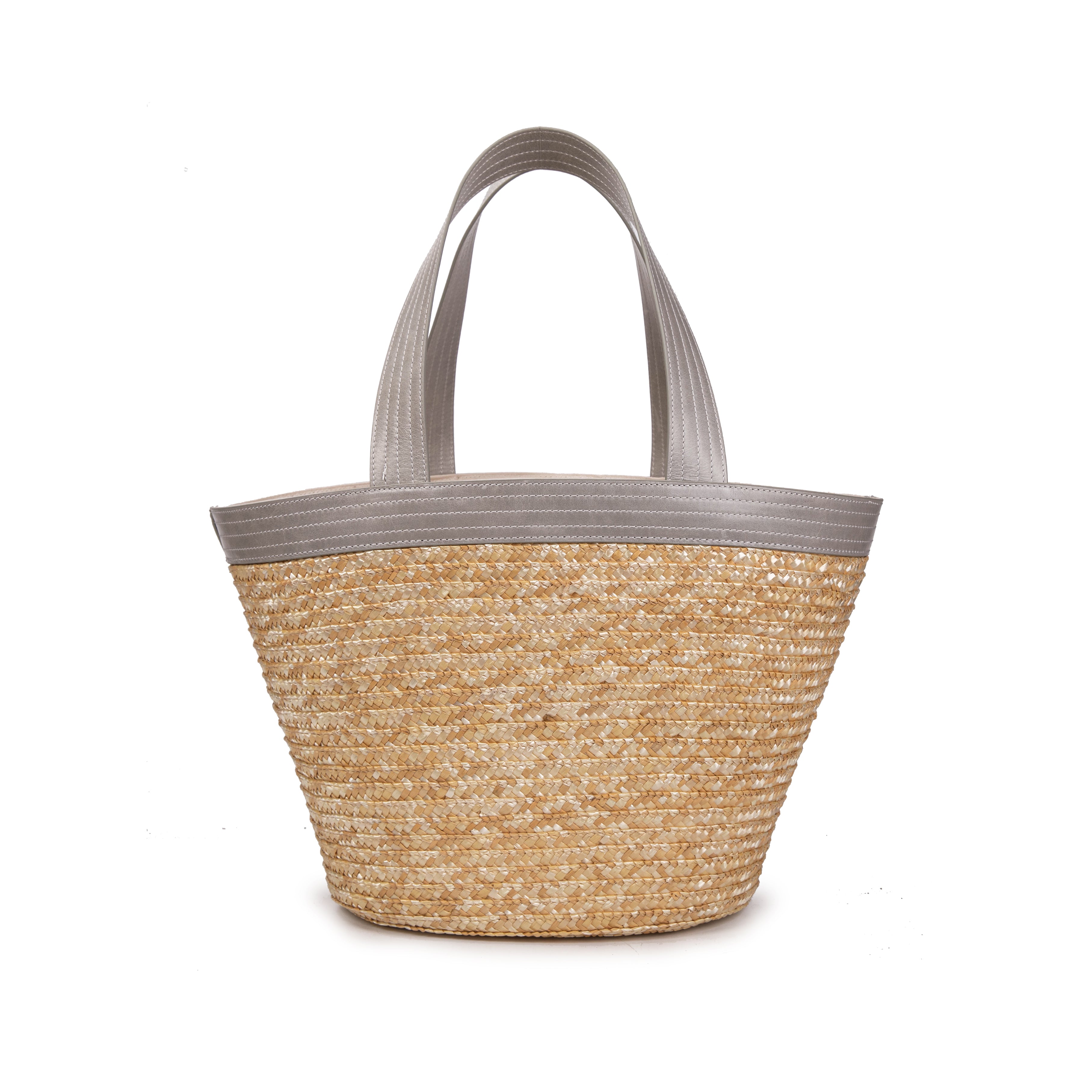 kate-lee-madeleine-panier-paille-cuir-perle-50-cm image 4