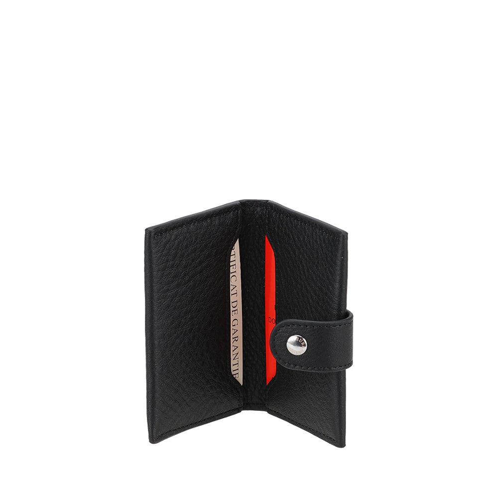 arthur-et-aston-ange-porte-cartes-cuir-noir-pression-rfid image 2