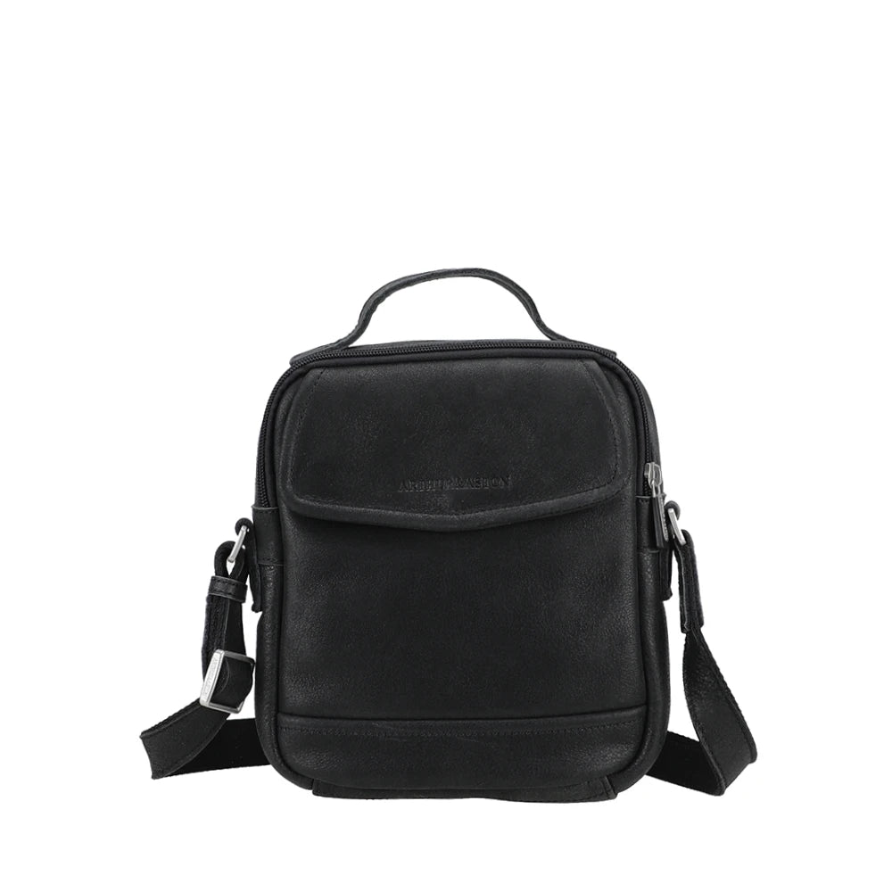 arthur-et-aston-owen-m-sacoche-cuir-noir-19-cm image 1