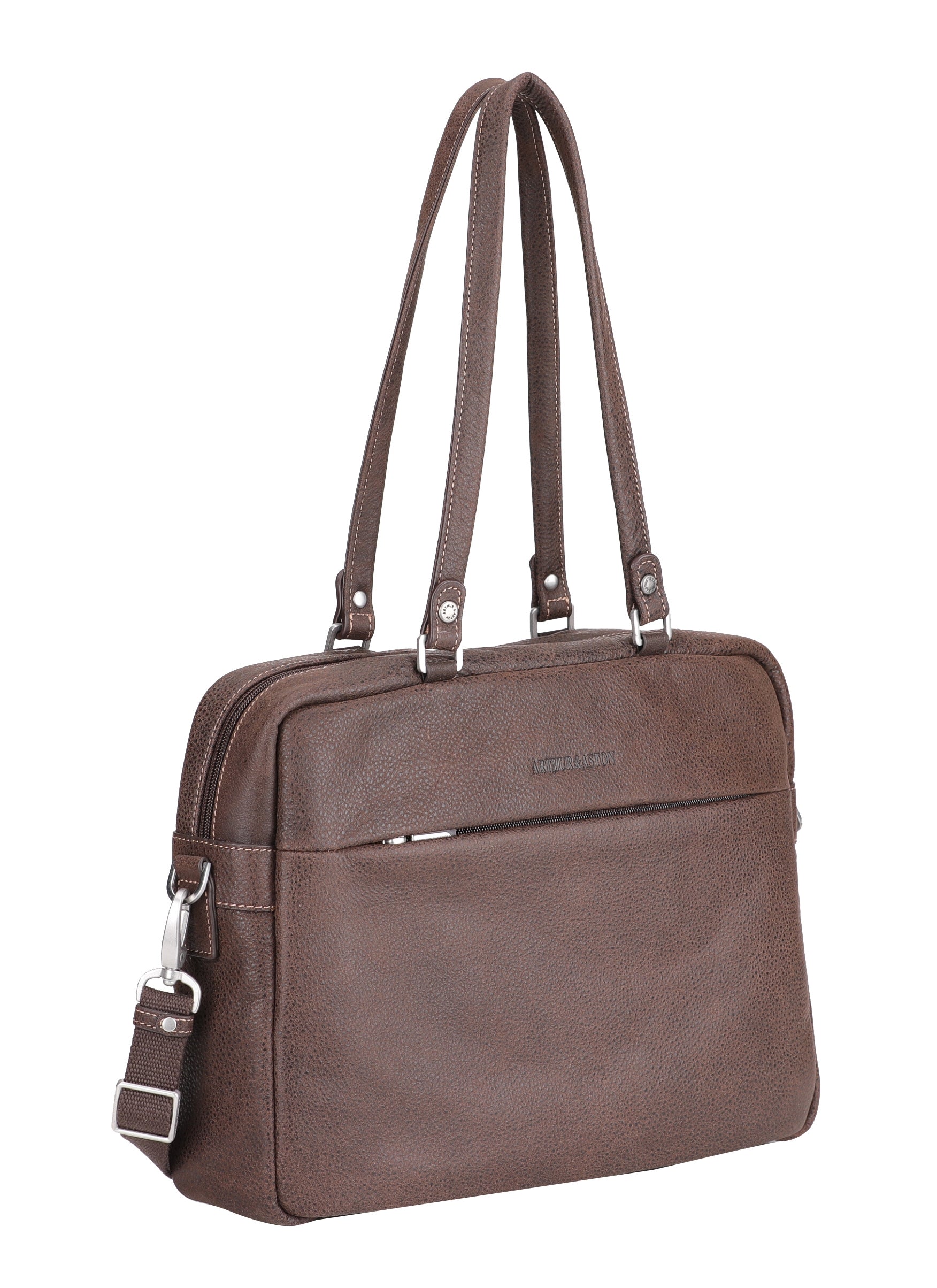 arthur-et-aston-cristiano-sac-shopping-cuir-cognac image 6