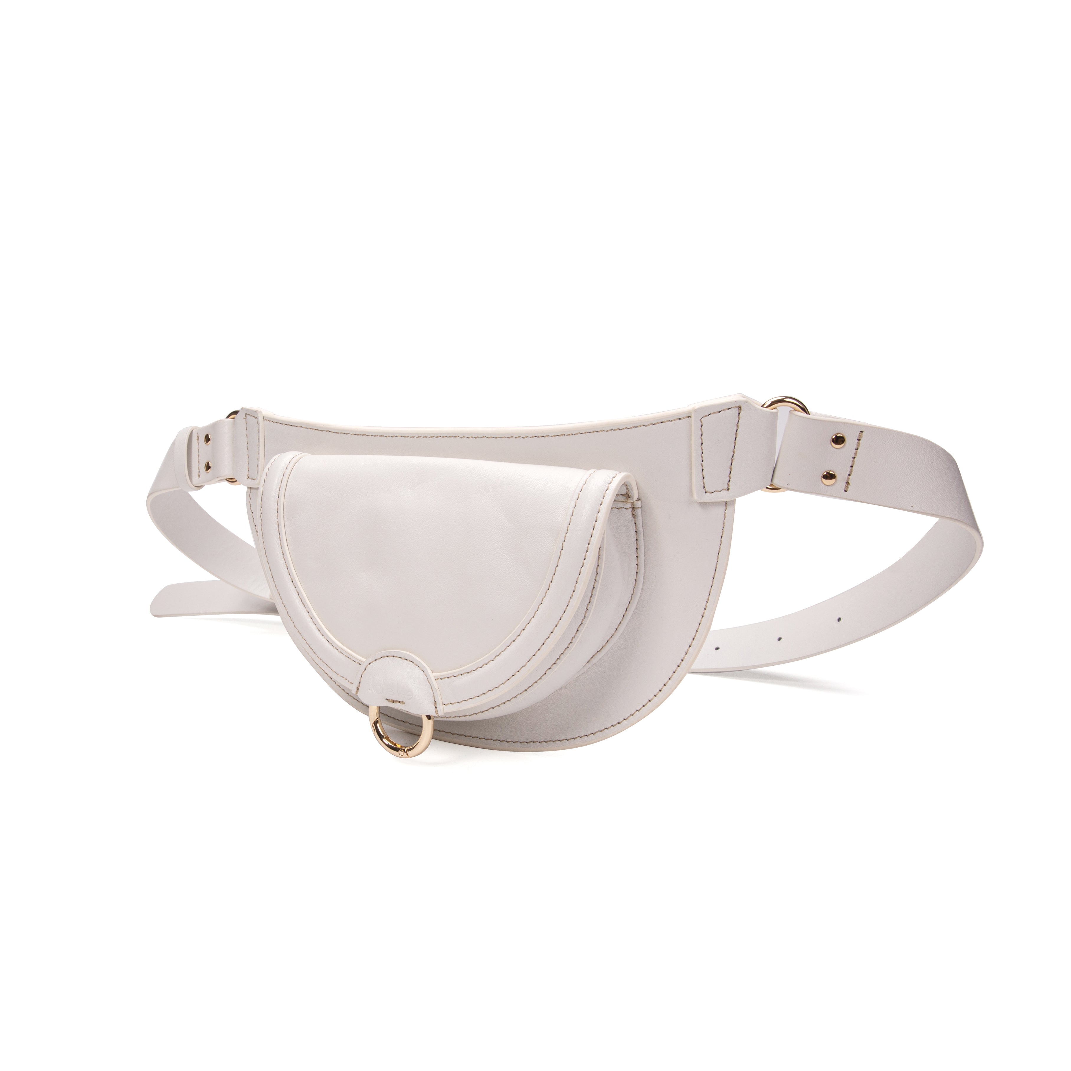 kate-lee-ully-sac-banane-cuir-blanc image 2