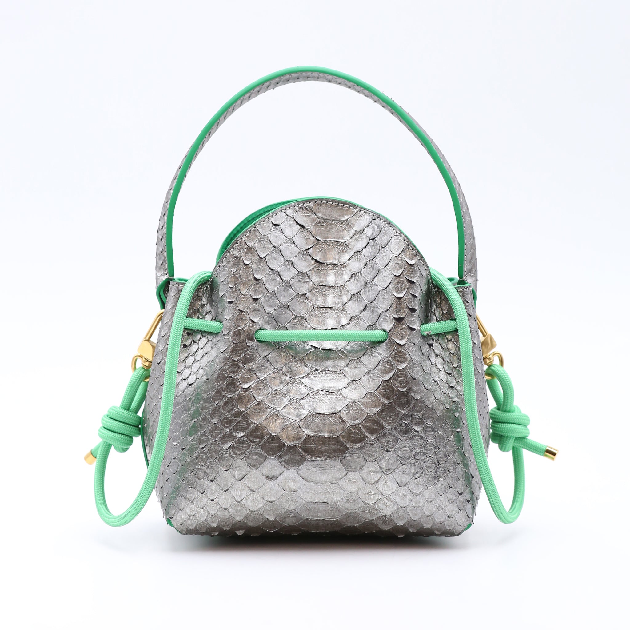atelier-penso-mini-bucket-sac-seau-python-green-hornet image 3