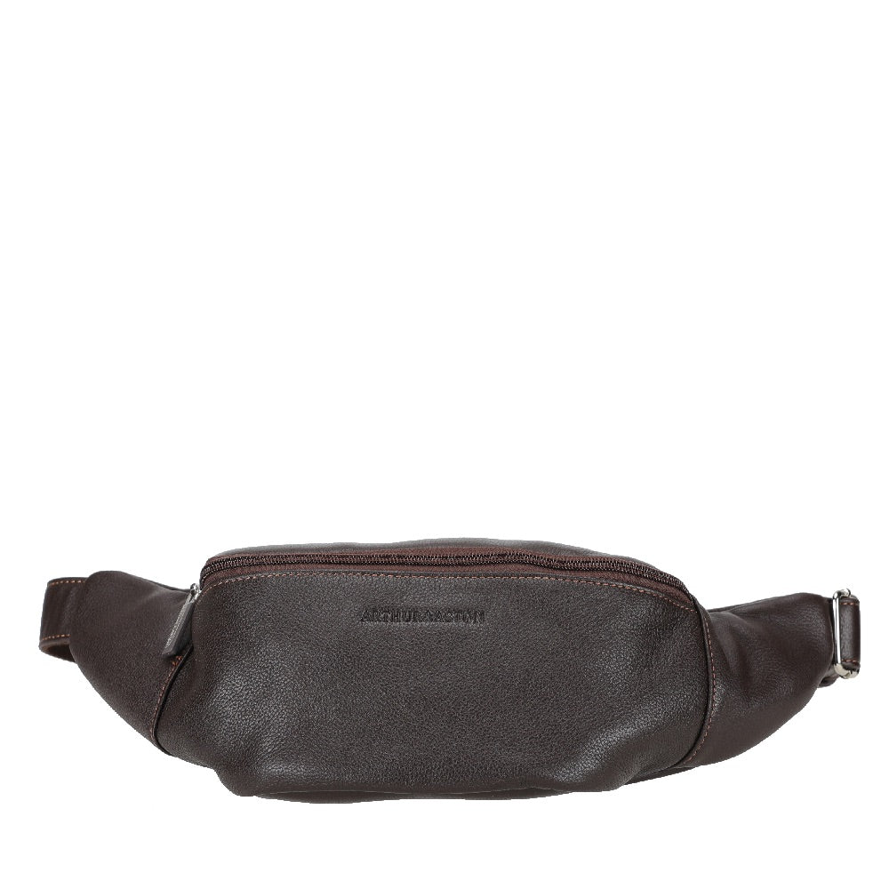 arthur-et-aston-dorian-sac-banane-cuir-cognac-homme image 5