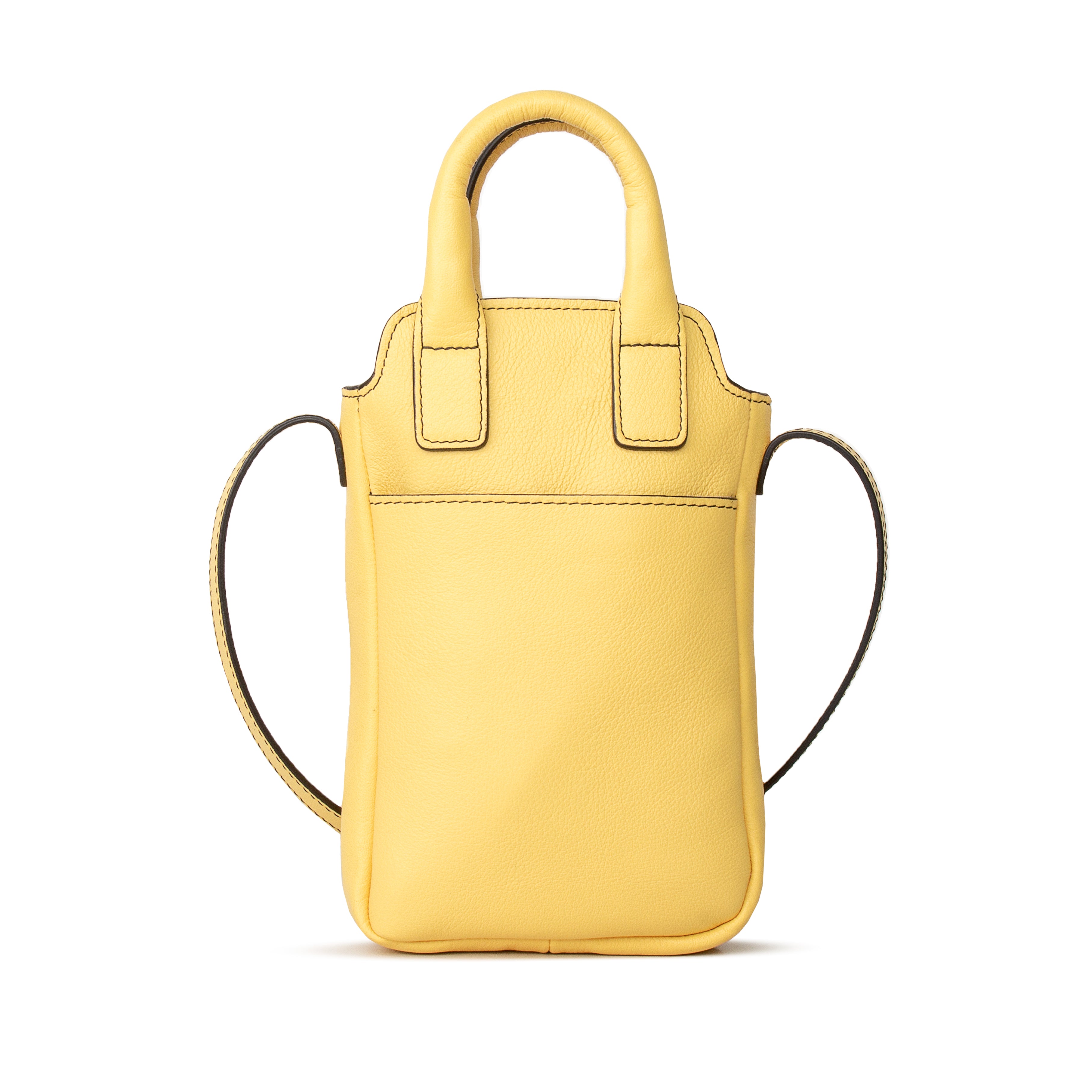 kate-lee-velya-pochette-t-l-phone-jaune-cuir-vachette-lisse image 4