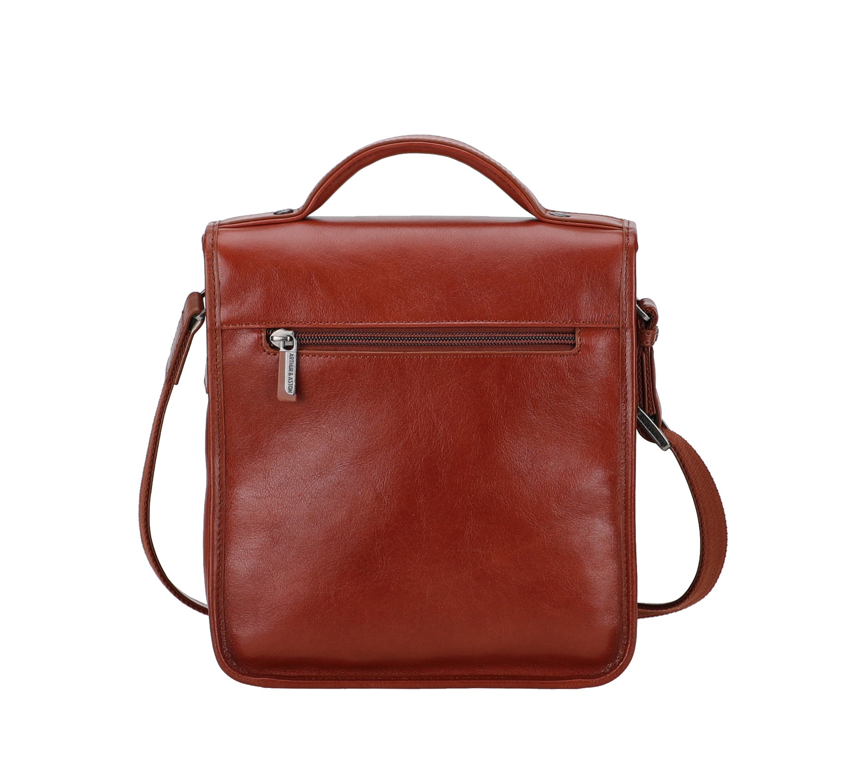 arthur-et-aston-tahoma-sacoche-cuir-marron-homme-vachette image 3