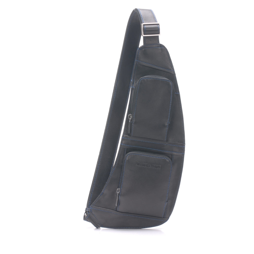 arthur-et-aston-pablo-body-bag-cuir-noir-fil-noir image 8