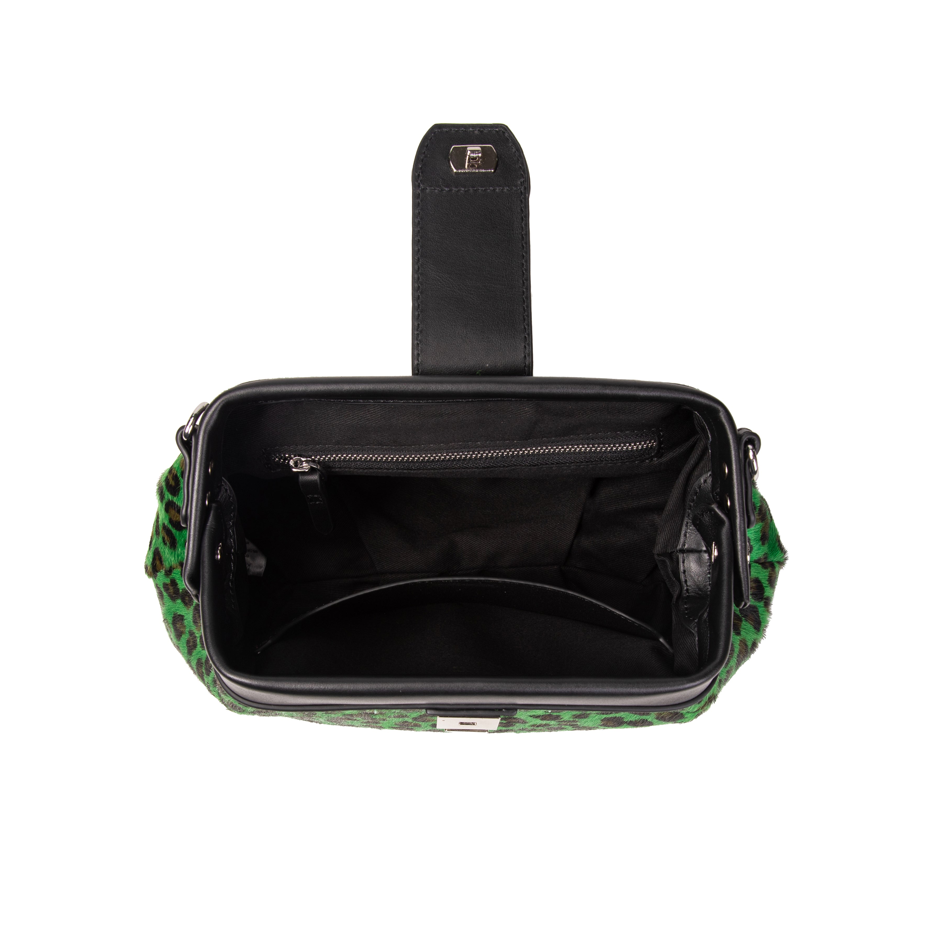 kate-lee-marta-sac-bandouli-re-vert-l-opard-vachette image 3