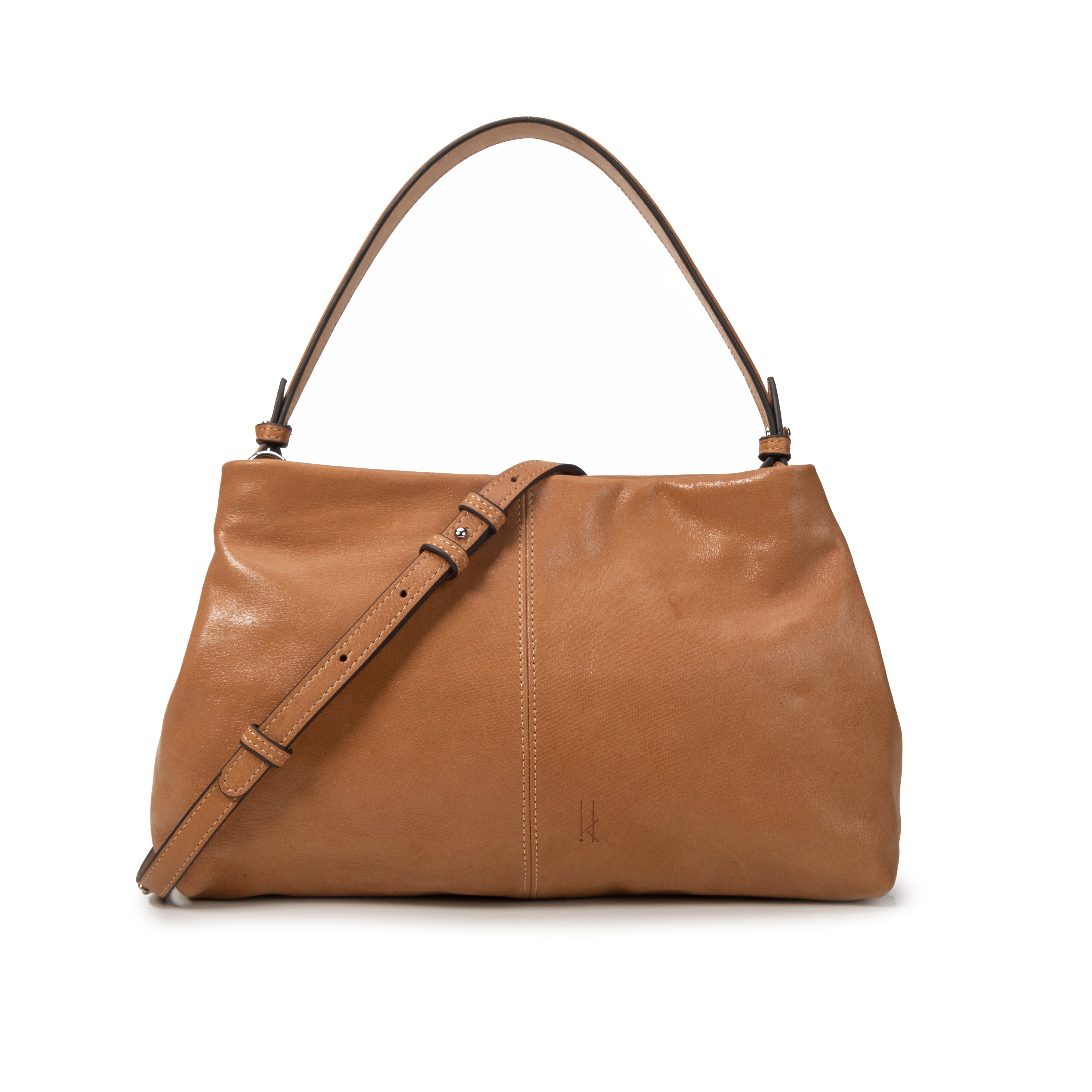 kate-lee-emma-sac-cuir-camel-velout-iris-31-cm image 4