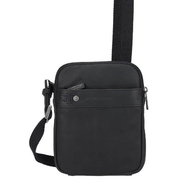 arthur-et-aston-n-ro-body-bag-cuir-homme-noir-pleine-fleur image 1