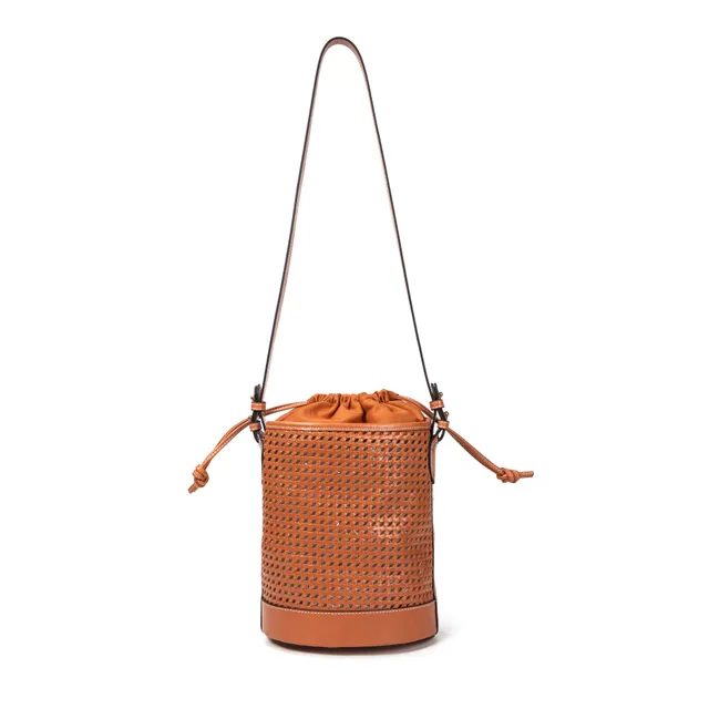 kate-lee-louvre-sac-seau-cuir-vachette-tress-e image 1
