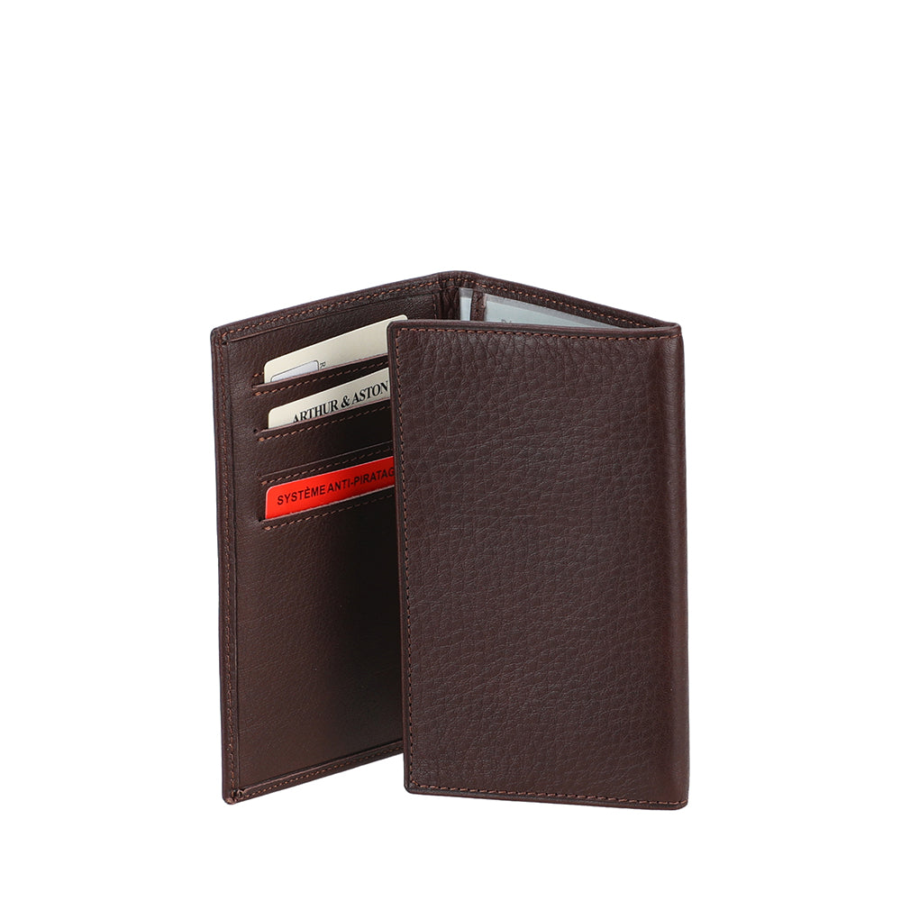 arthur-et-aston-ange-porte-papiers-cuir-noir-rfid-compact image 6