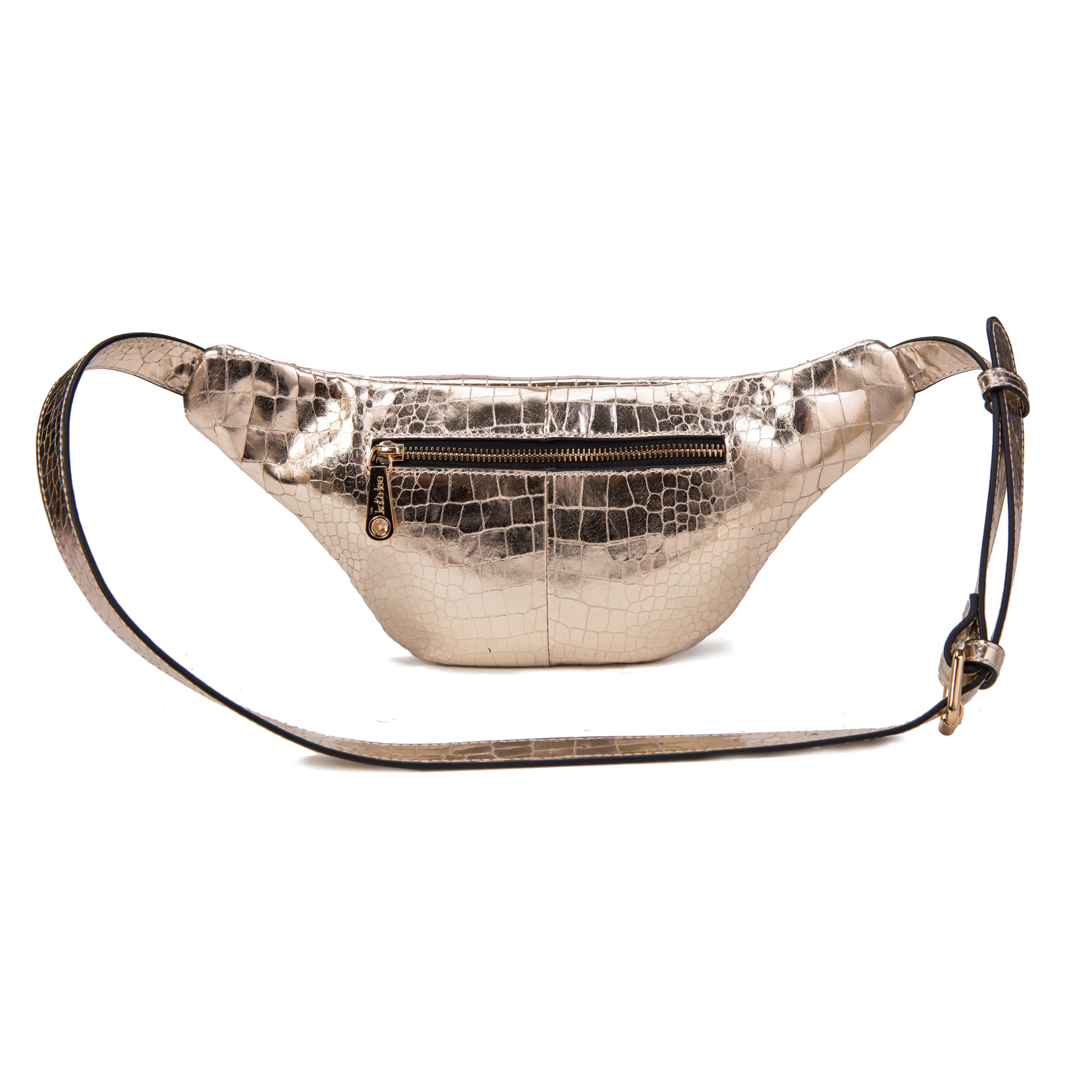 kate-lee-triomf-sac-banane-cuir-dor-serpent image 5