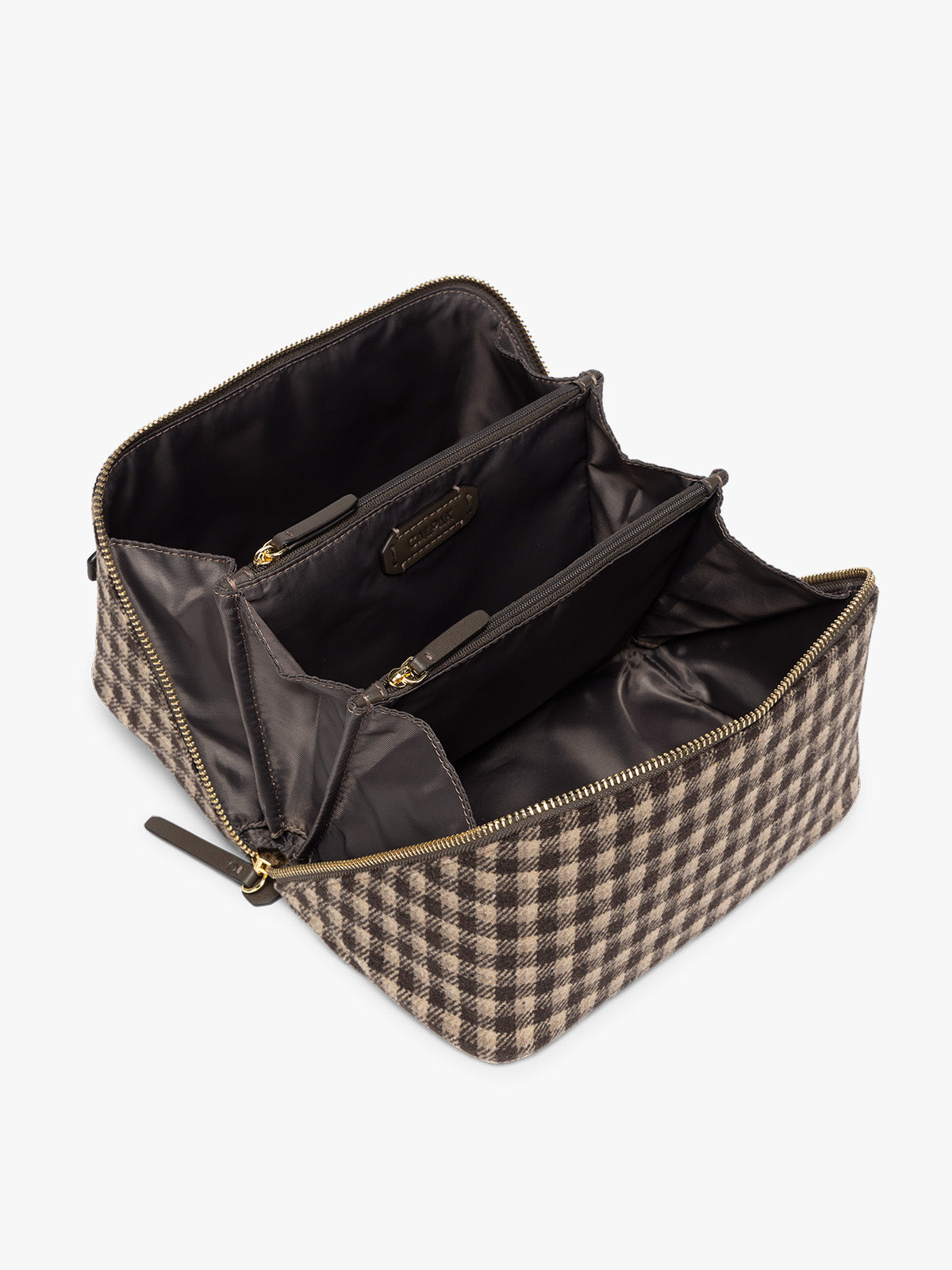 calpak-colette-trousse-de-toilette-flanelle-navy-plaid-d-perlante image 8