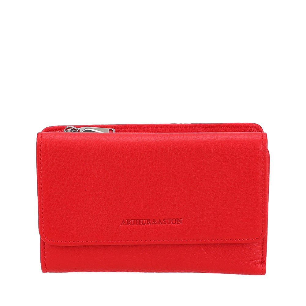 arthur-et-aston-ange-portefeuille-cuir-cognac-rfid-compact image 7