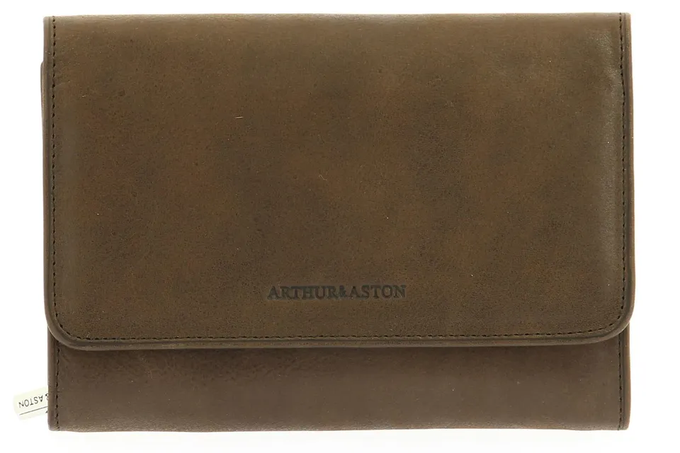 arthur-et-aston-rose-portefeuille-rabat-cuir-huil-noir image 1