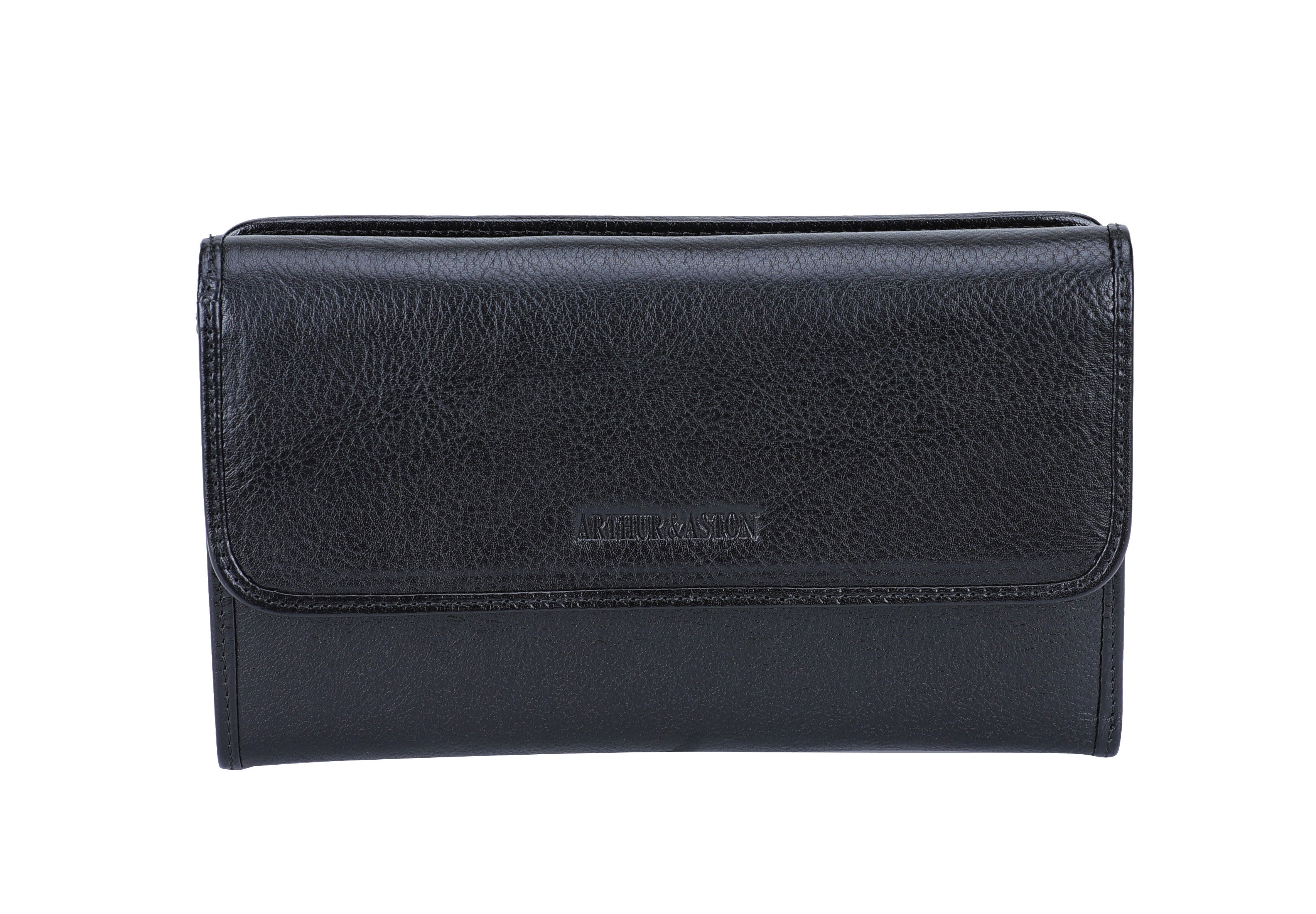 arthur-et-aston-edith-compagnon-porte-ch-quier-cuir-noir image 1