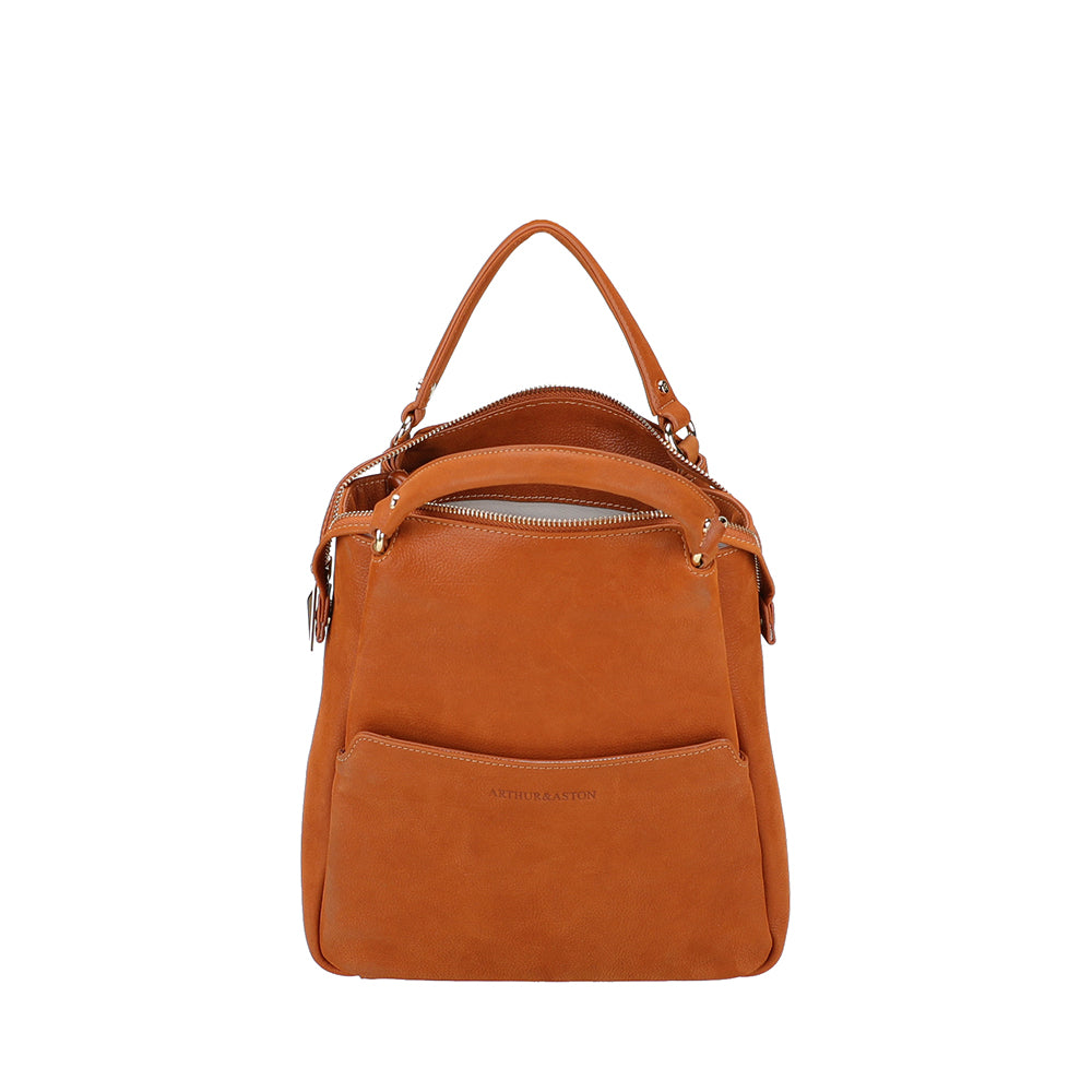 arthur-et-aston-elsa-sac-dos-cuir-marine-26-cm image 8