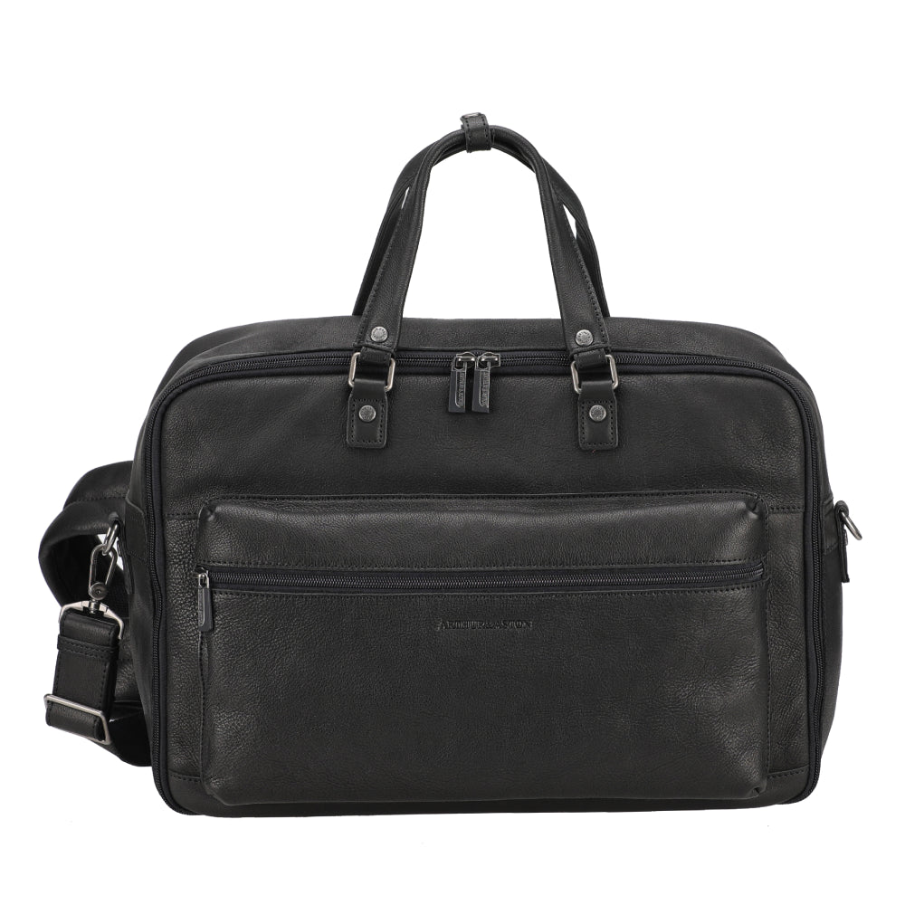 arthur-et-aston-rory-bagage-main-cuir-cognac-cabine-40-cm image 5