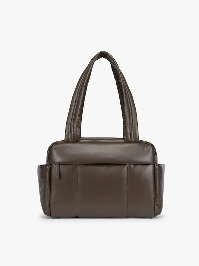 calpak-luka-mini-duffel-sac-polochon-noir-simili-cuir image 1