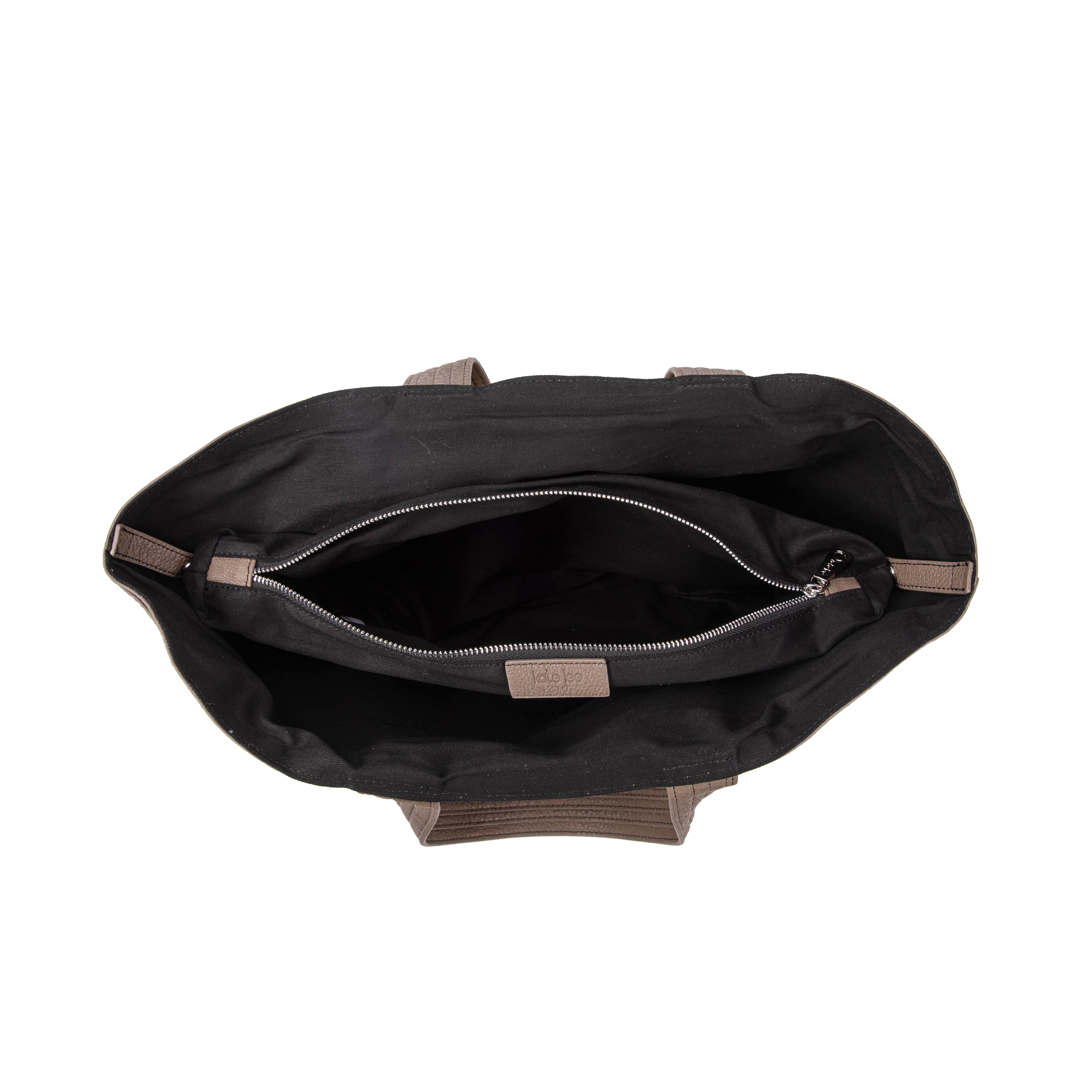 kate-lee-patty-sac-cabas-paille-gris-fonc image 3