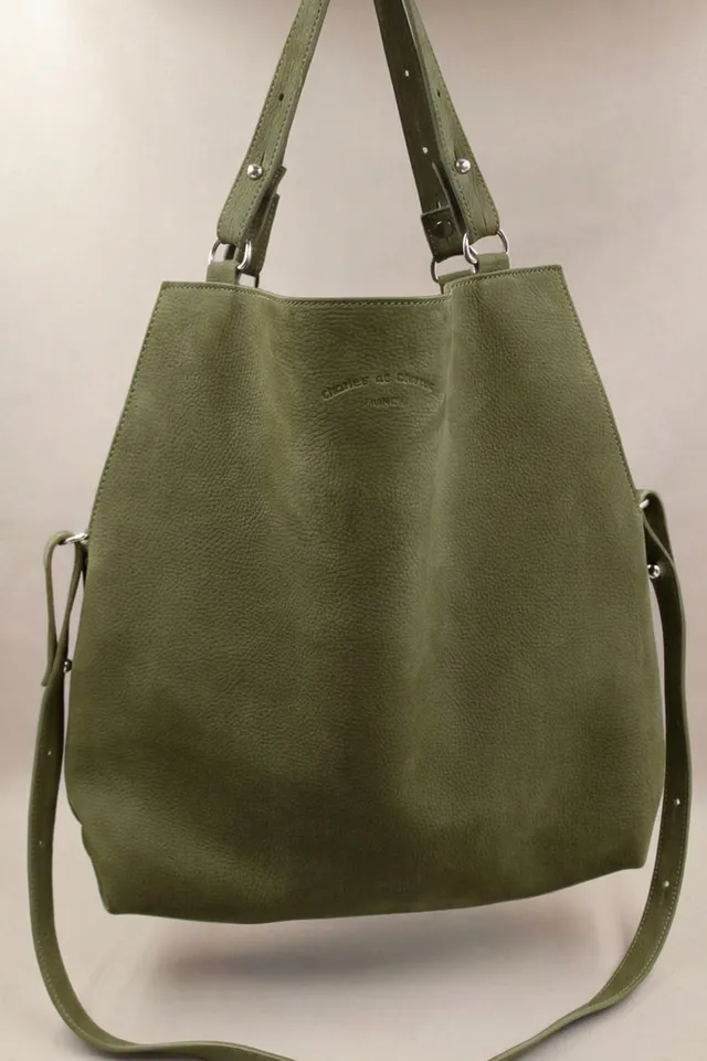 charles-et-charlus-touquet-l-sac-nubuck-kaki-41-cm image 1