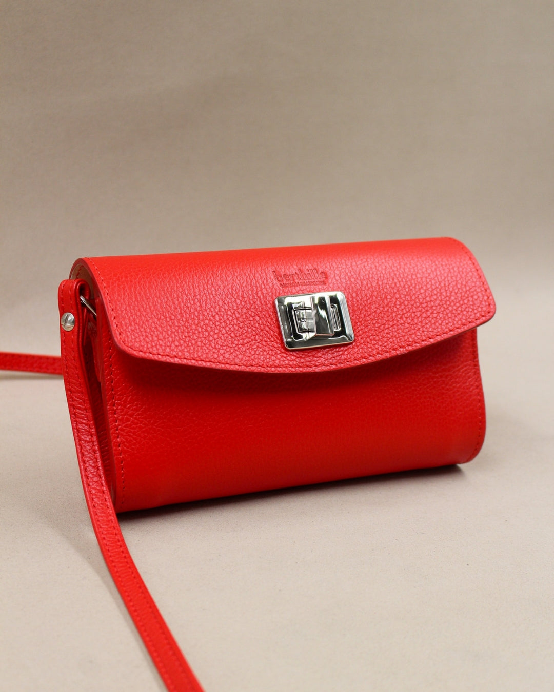 berthille-trotter-t-2026-pochette-cuir-coquelicot image 1