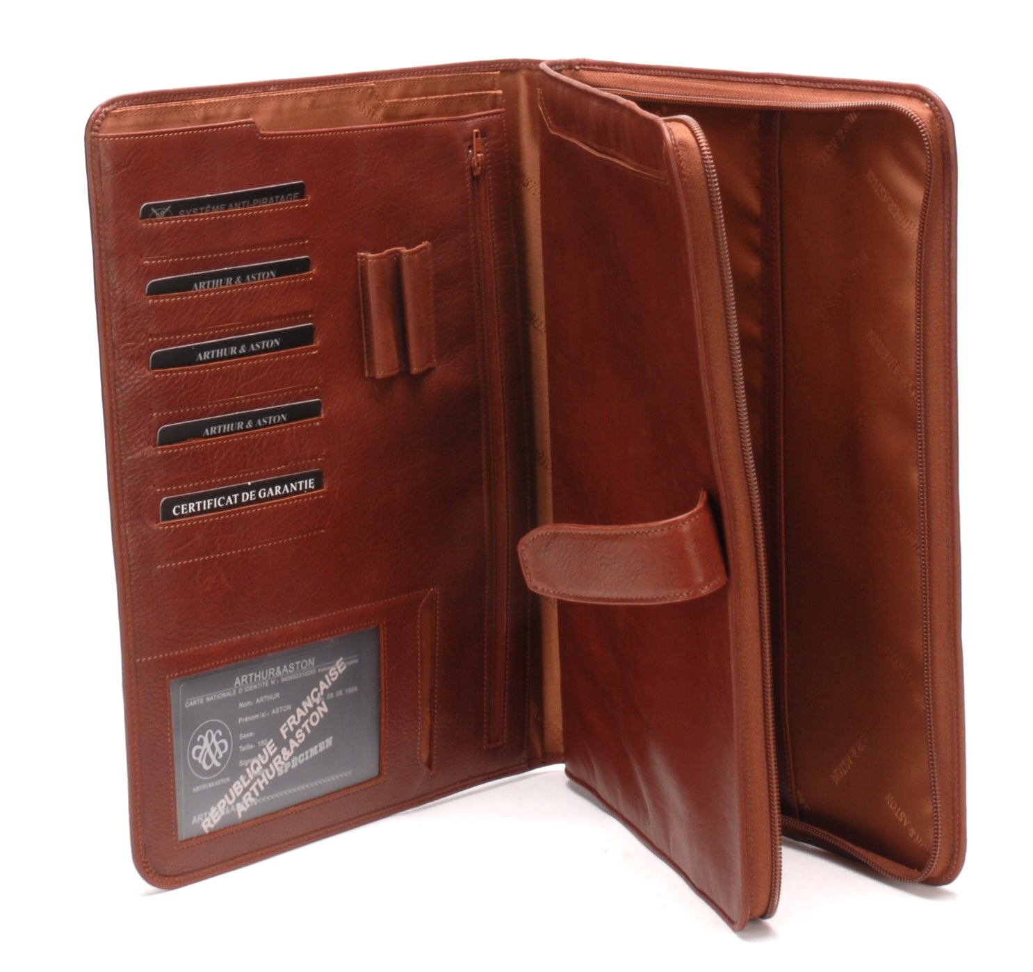 arthur-et-aston-pablo-conf-rencier-cuir-plong-cognac image 2