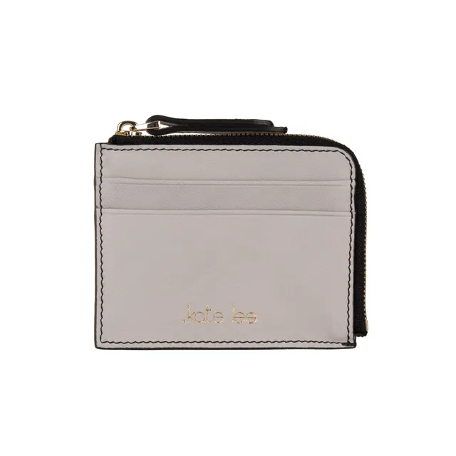 kate-lee-alo-s-porte-monnaie-cuir-gris-clair image 1