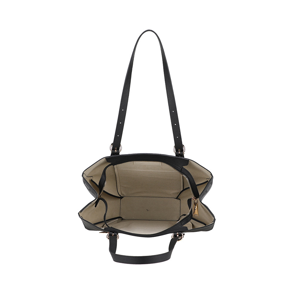 arthur-et-aston-nora-s-sac-shopping-cuir-femme-noir image 3