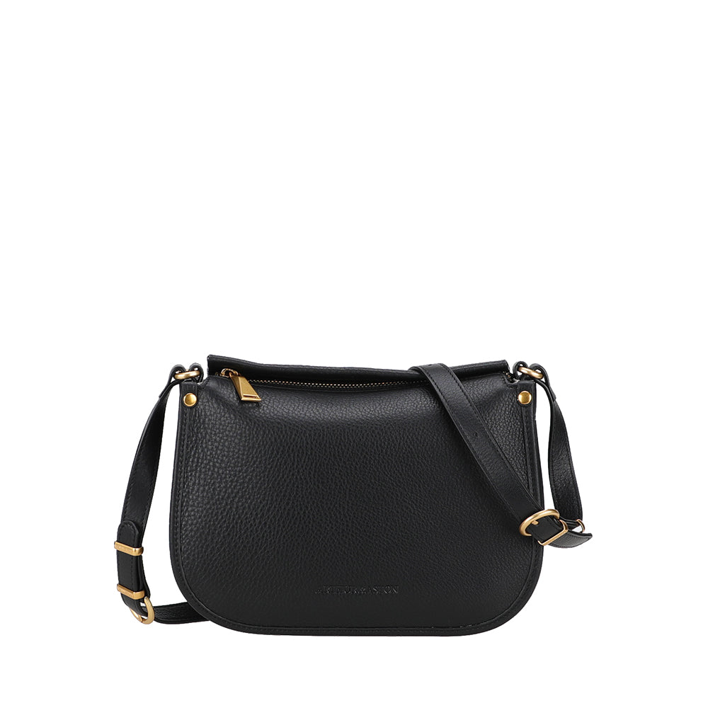 arthur-et-aston-cassidy-sac-bandouli-re-cuir-noir image 1