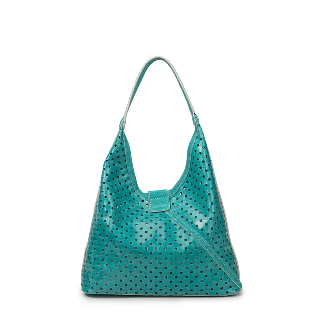 kate-lee-lune-cabas-vachette-perfor-e-turquoise image 1