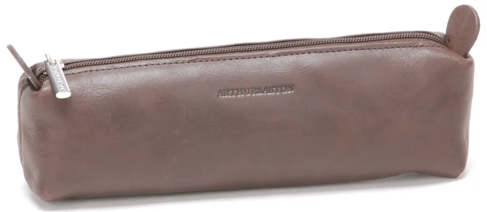 arthur-et-aston-rose-trousse-stylos-cuir-huil-rose image 1