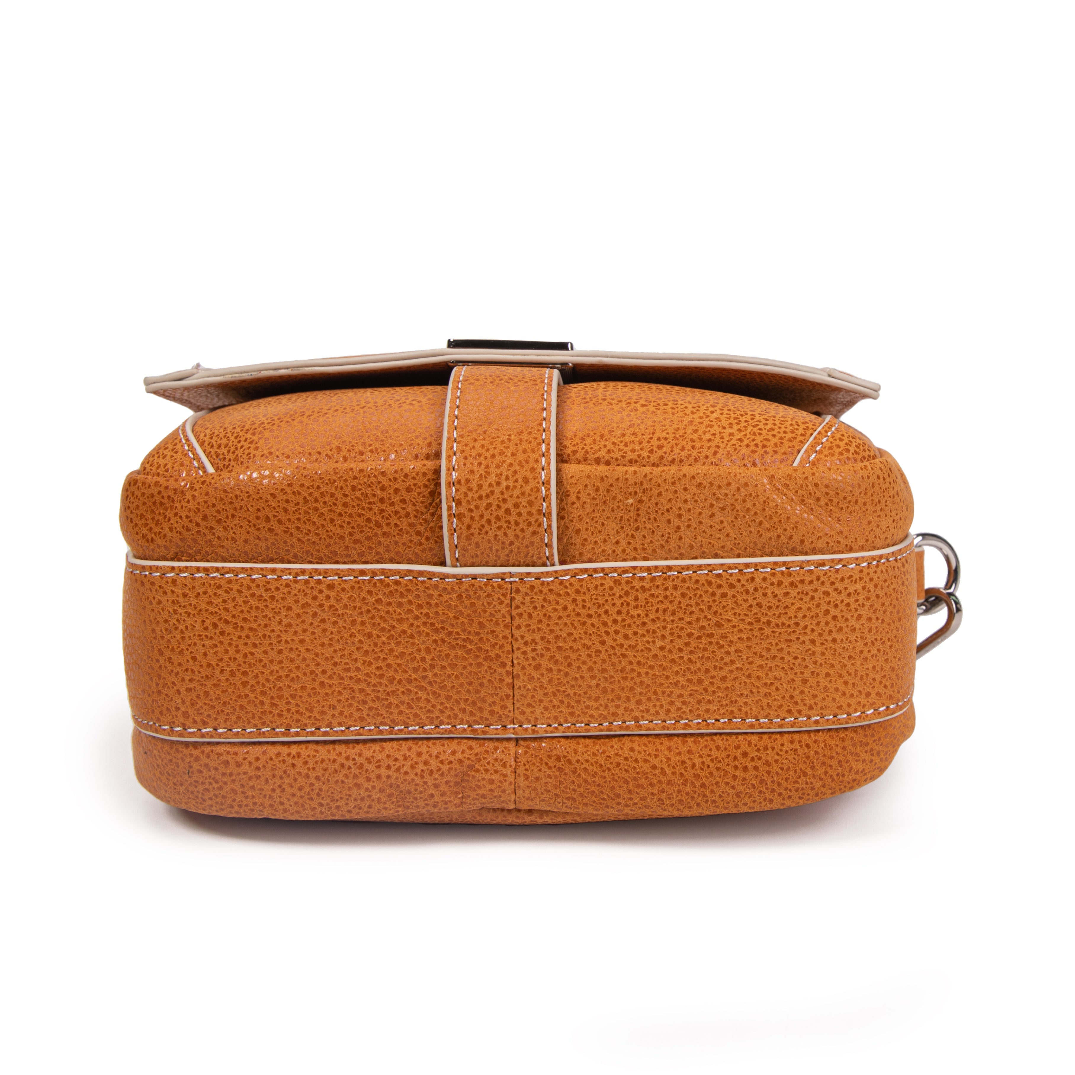 kate-lee-adrielle-sac-bandouli-re-camel-vachette-grain-e image 5