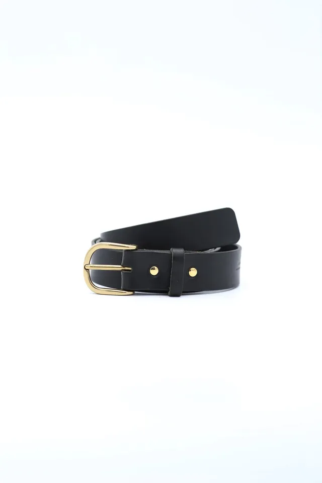 atelier-penso-ceinture-cuir-boucle-d-noir-laiton-85-125cm image 1