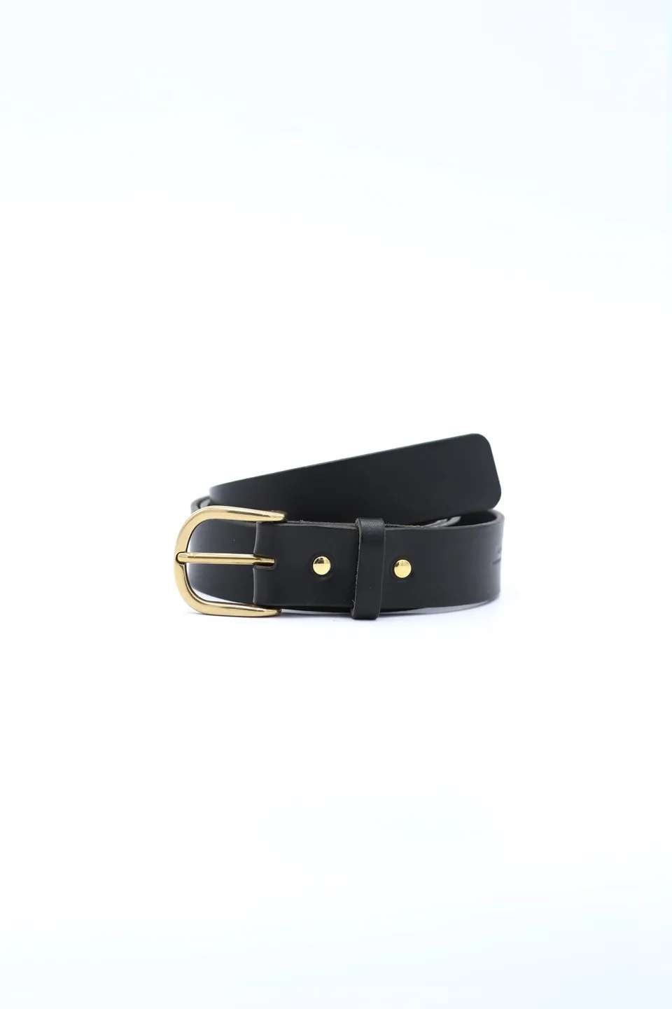 atelier-penso-ceinture-cuir-boucle-d-noir-laiton-85-125cm image 1