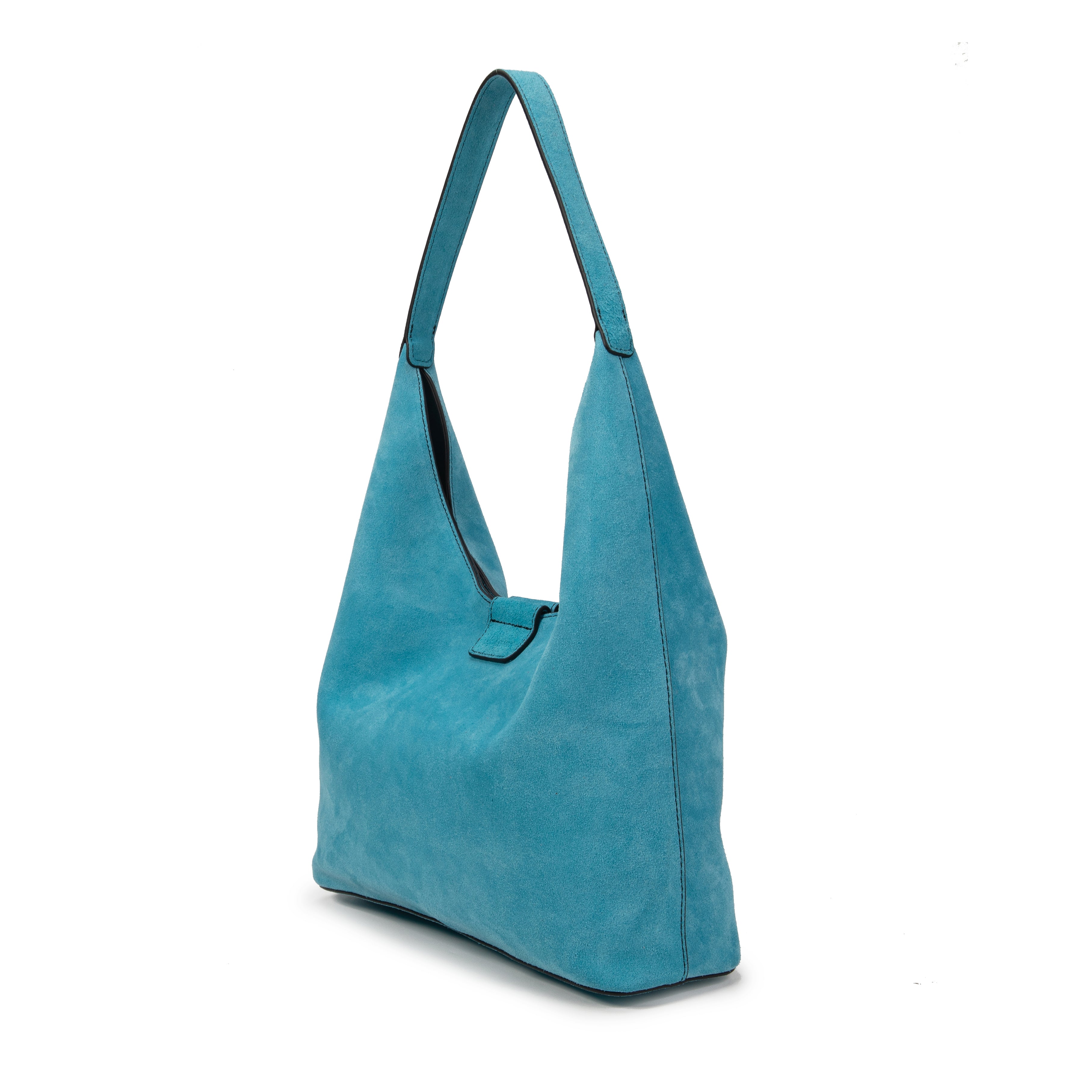 kate-lee-m-lune-sac-cabas-cuir-bleu-celeste-velours image 2