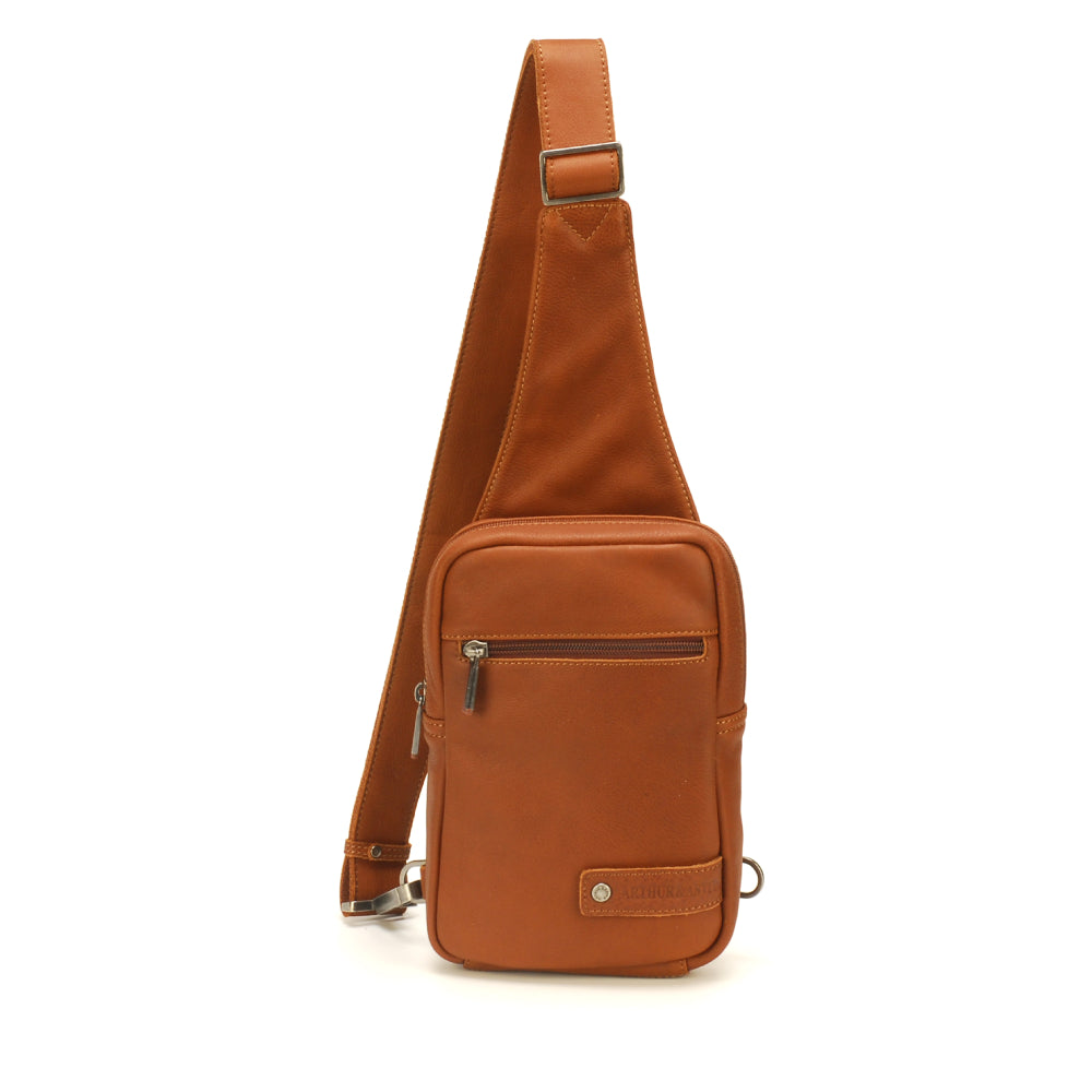 arthur-et-aston-oscar-body-bag-cuir-ch-taigne-homme image 8